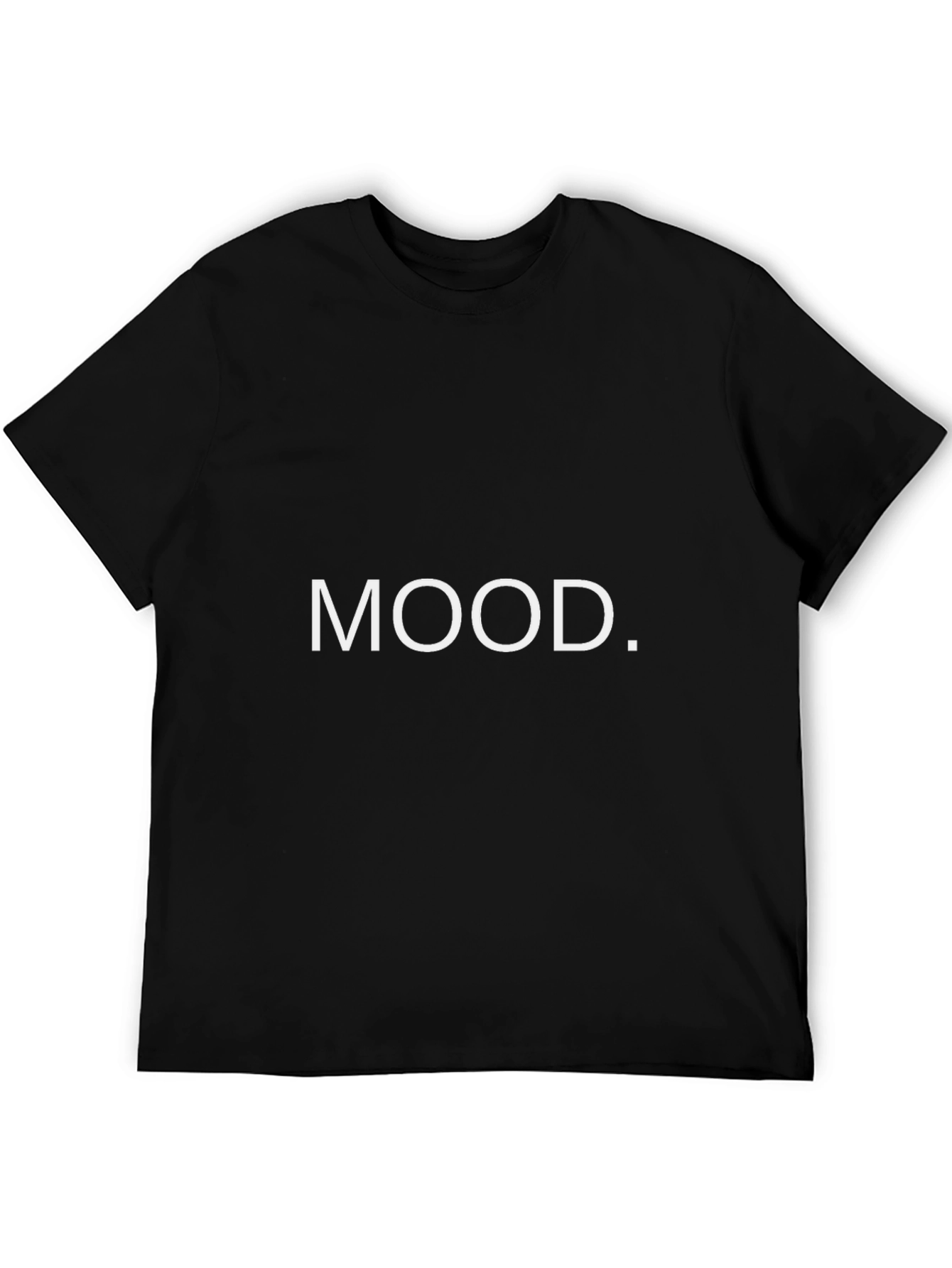 Mood Graphic Tee - Casual Black T-Shirt