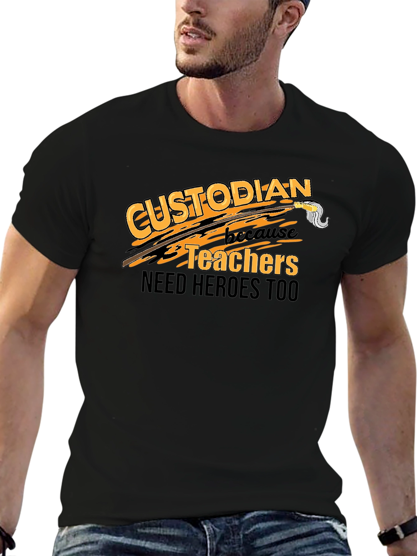 Custodian Hero T-Shirt - Teacher Appreciation Tee