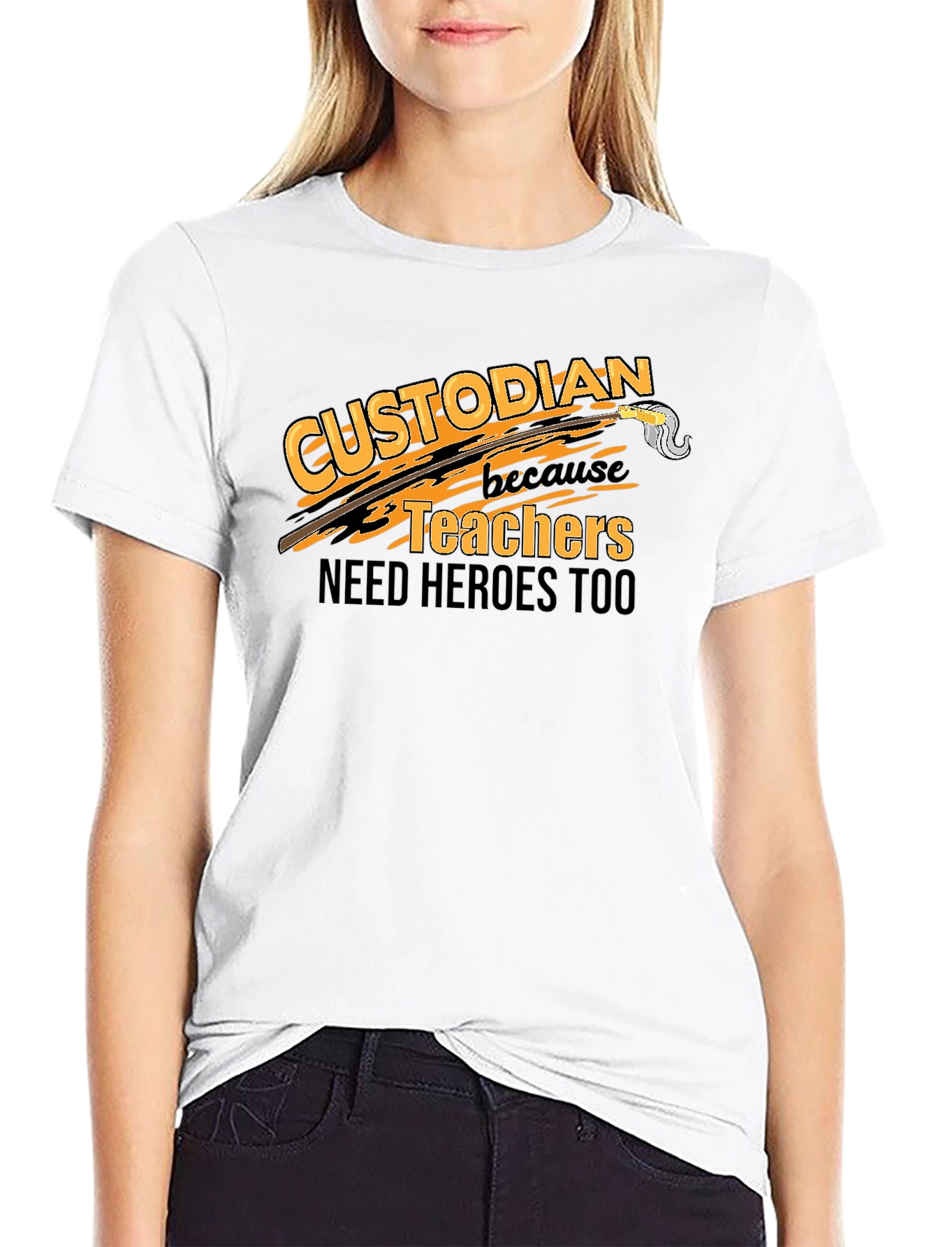 Custodian Hero T-Shirt - Teacher Appreciation Tee