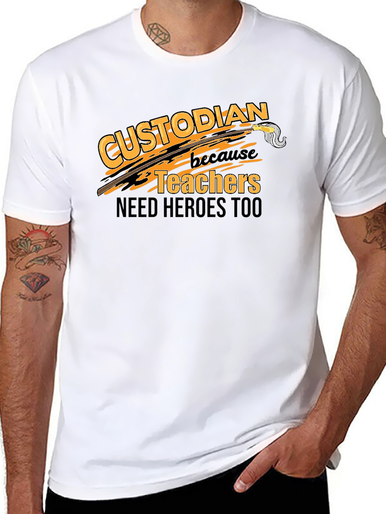 Custodian Hero T-Shirt - Teacher Appreciation Tee