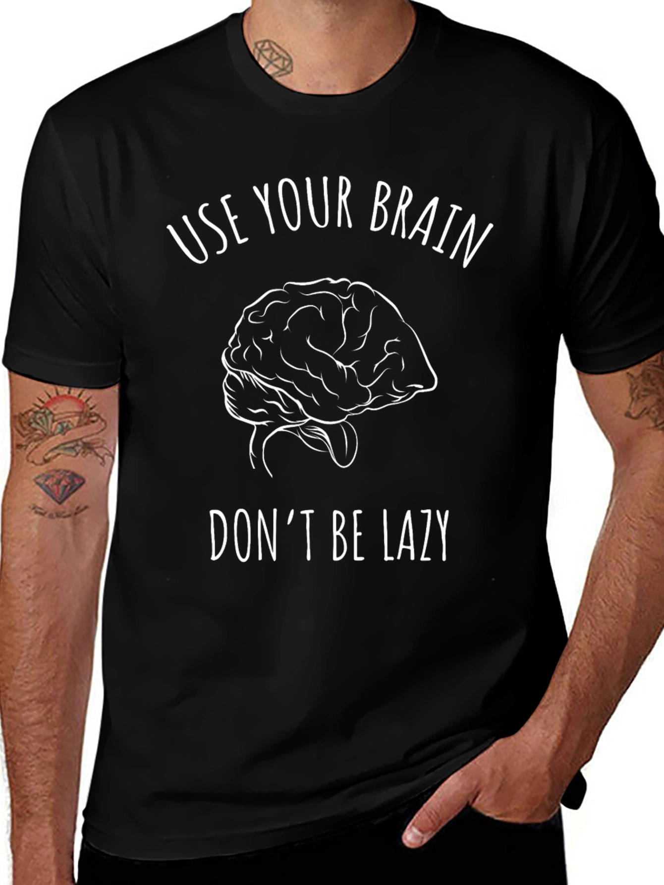 Use Your Brain T-Shirt - Funny Graphic Tee