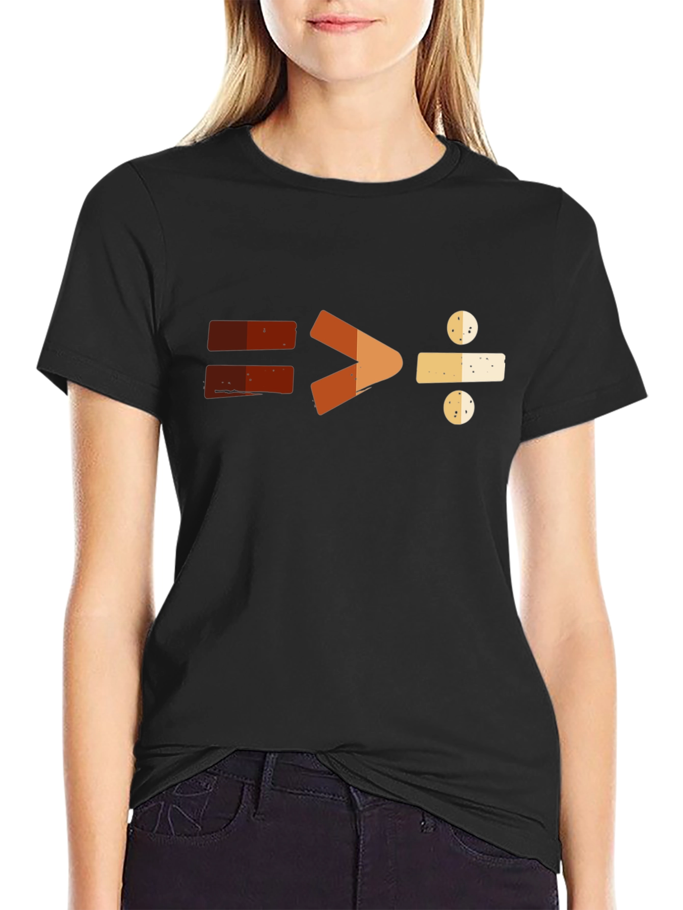 Math Equals Greater Than Division T-Shirt