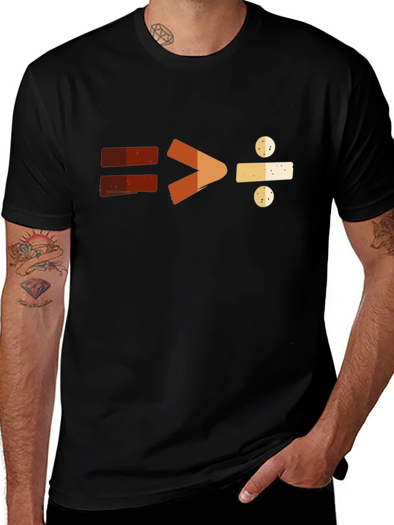 Math Equals Greater Than Division T-Shirt