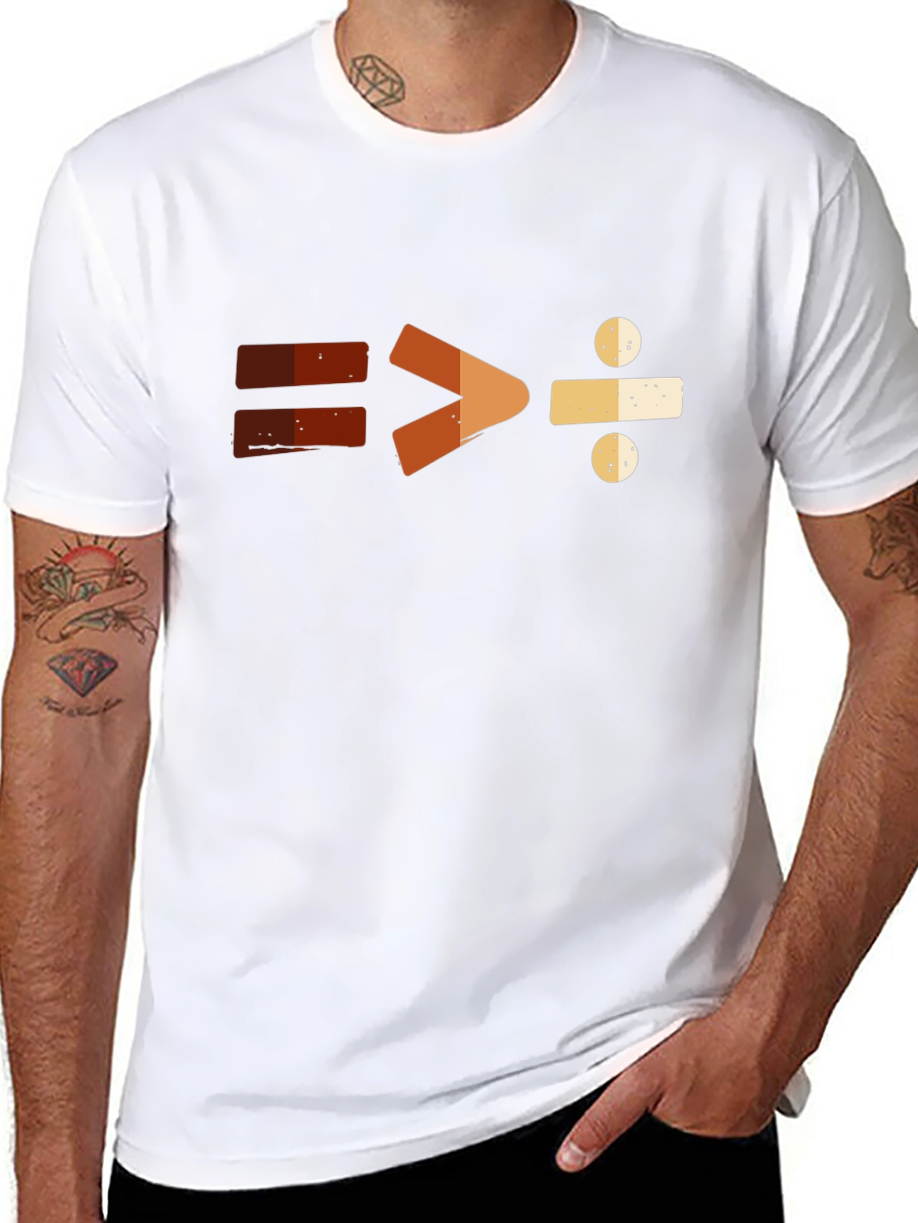 Math Equals Greater Than Division T-Shirt