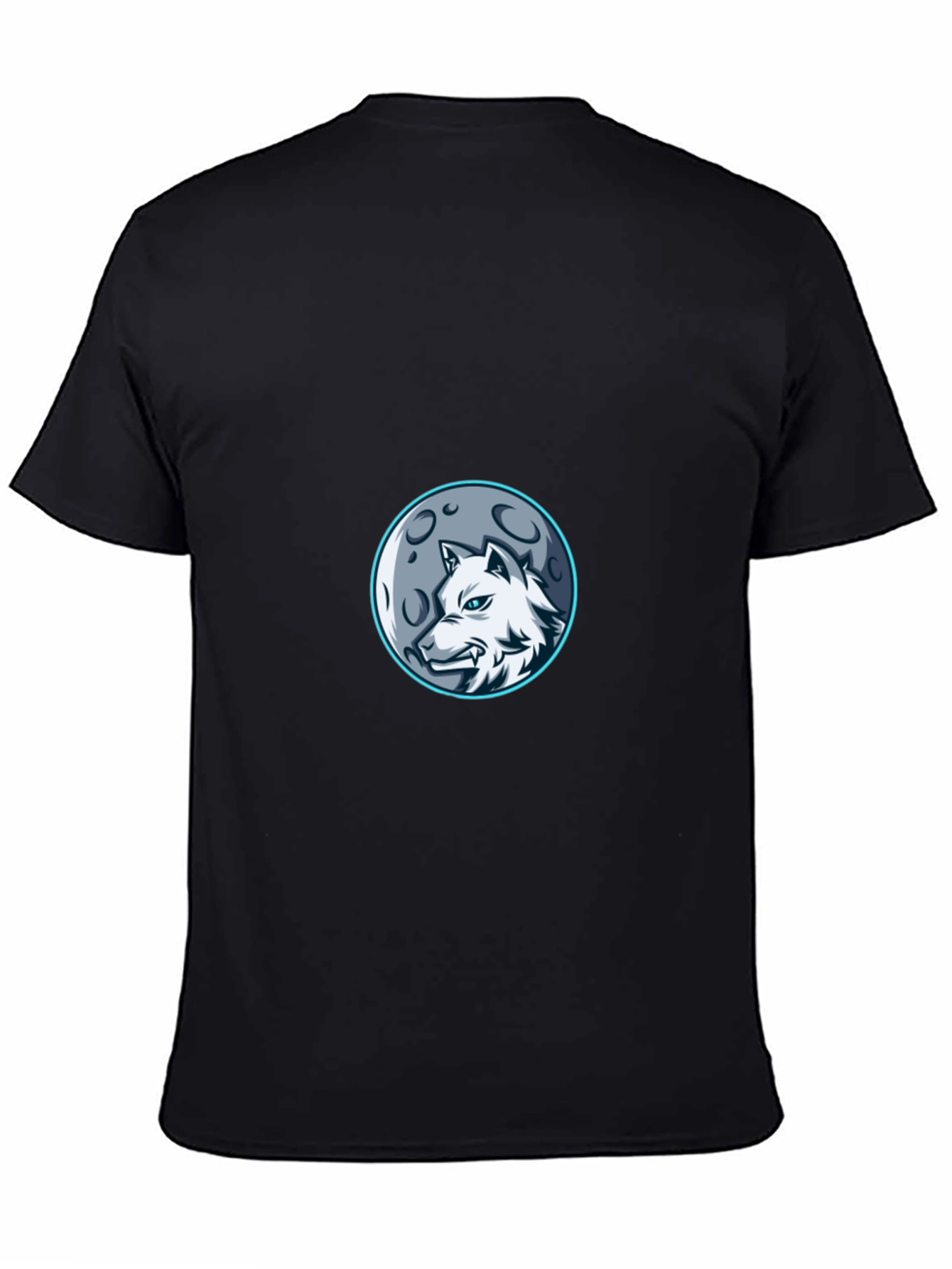 Wolf Moon Graphic Tee - Stylish Black T-Shirt