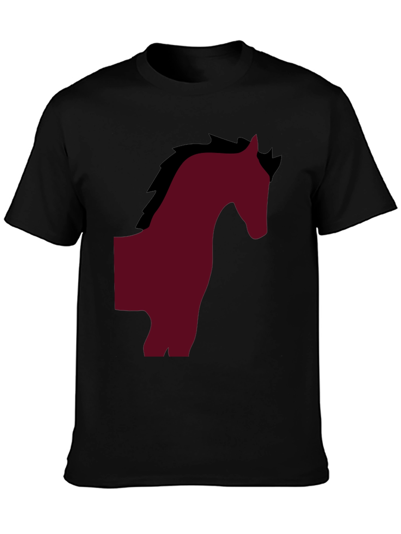 Horse Silhouette Graphic T-Shirt
