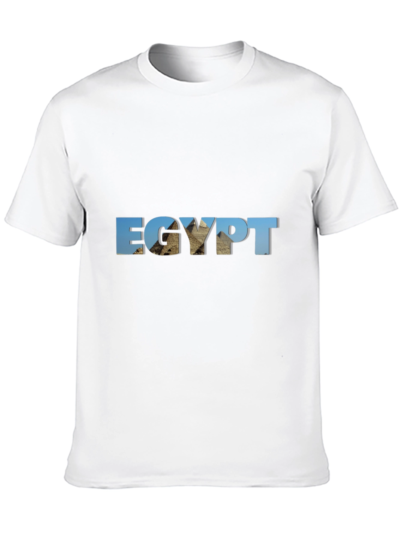 Egypt Pyramids Graphic Black T-Shirt