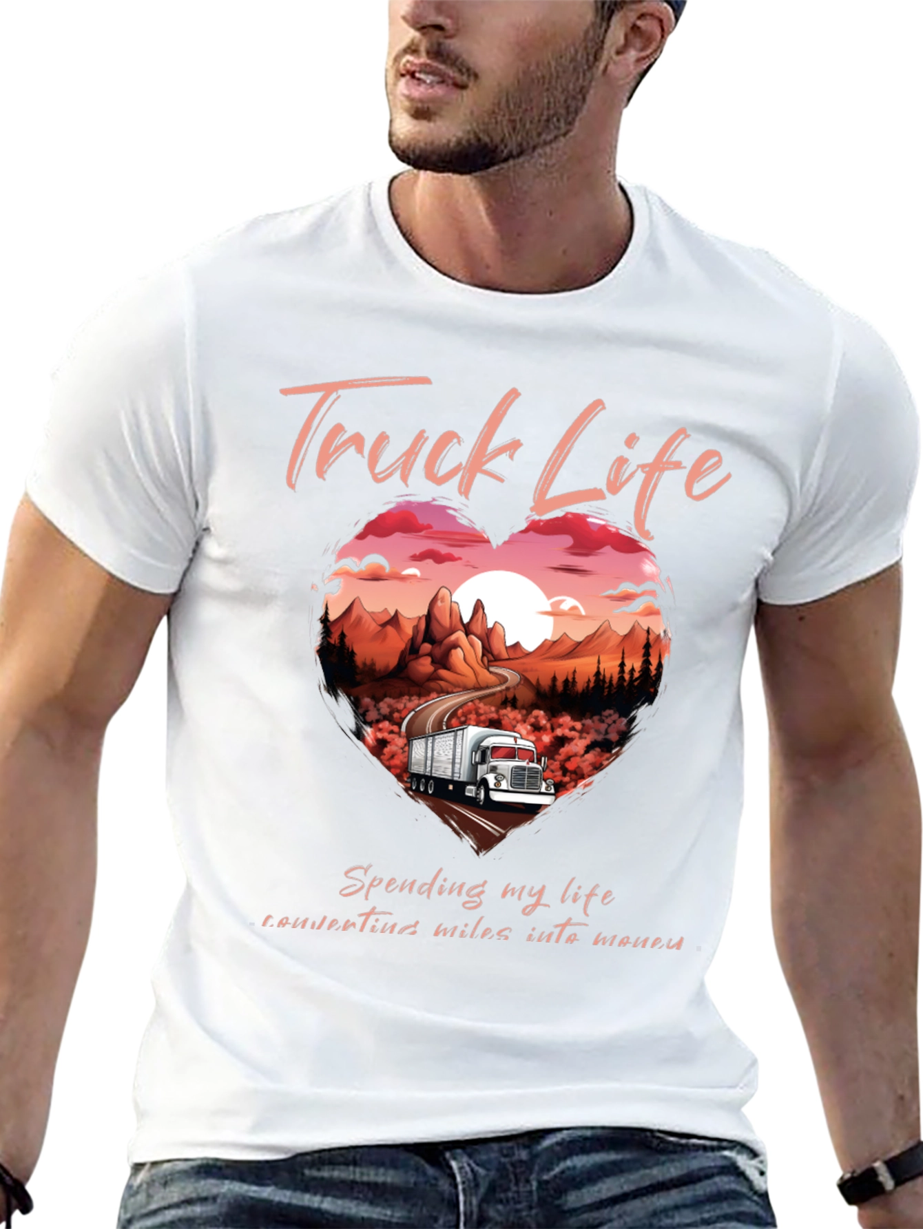 Truck Life Graphic Tee - For Truckers!