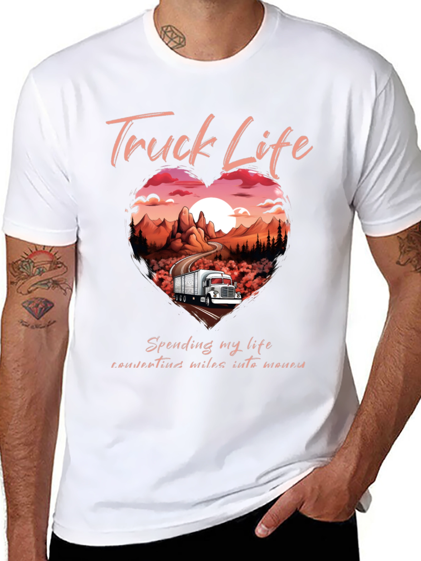 Truck Life Graphic Tee - For Truckers!
