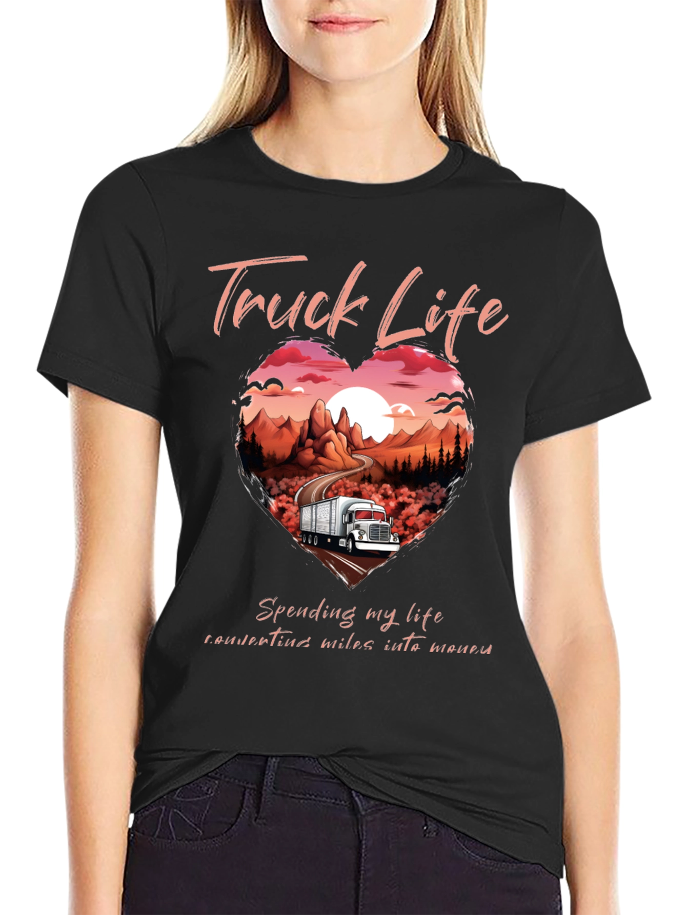 Truck Life Graphic Tee - For Truckers!
