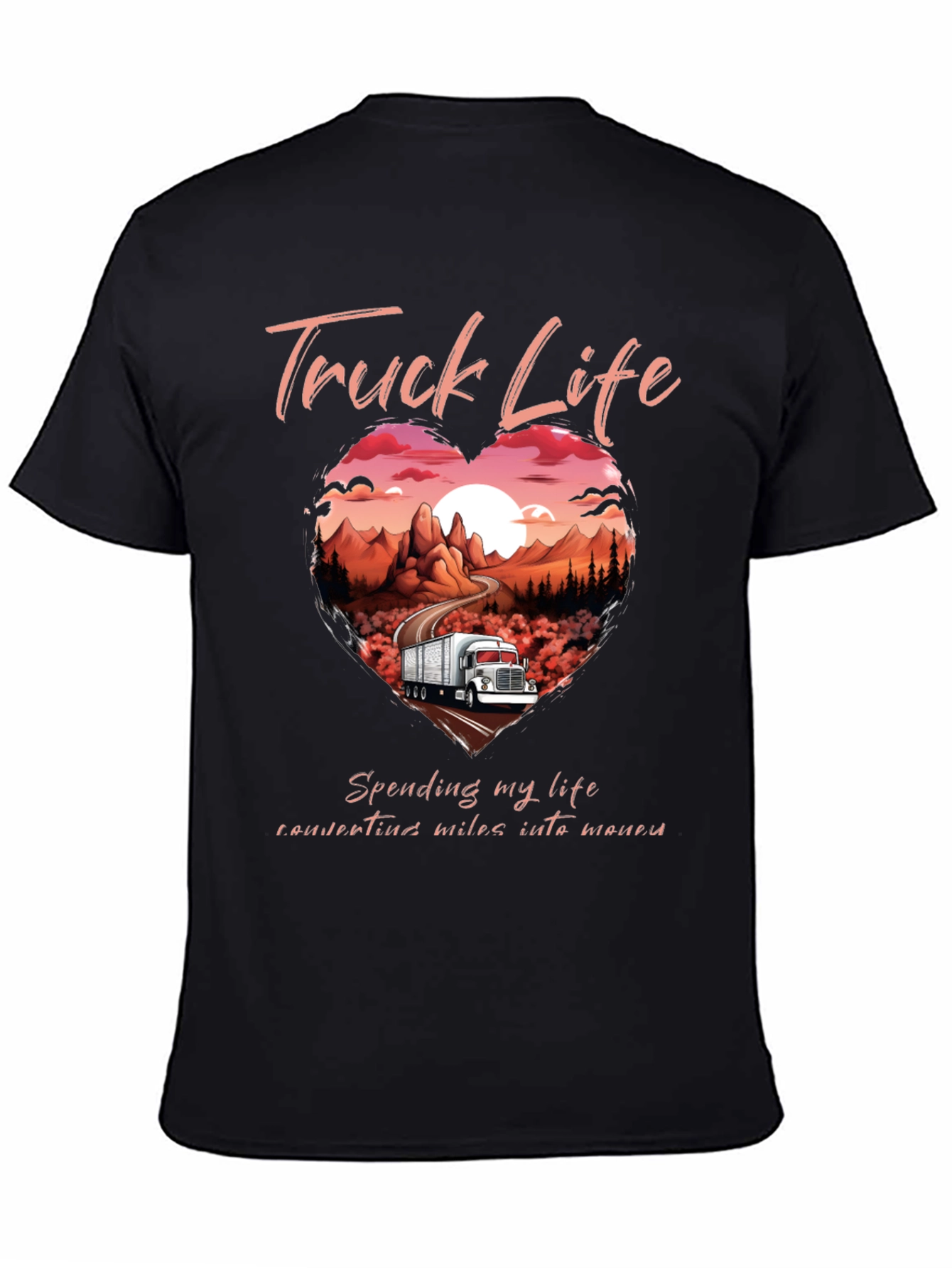 Truck Life Graphic Tee - For Truckers!