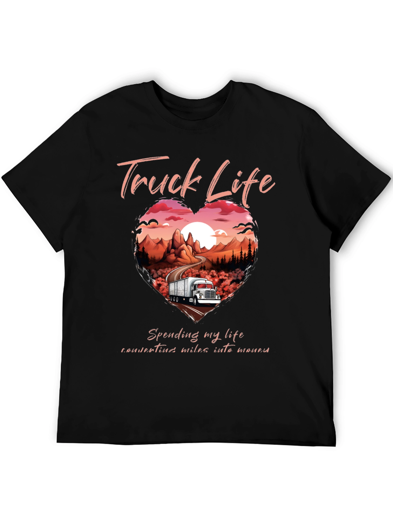 Truck Life Graphic Tee - For Truckers!