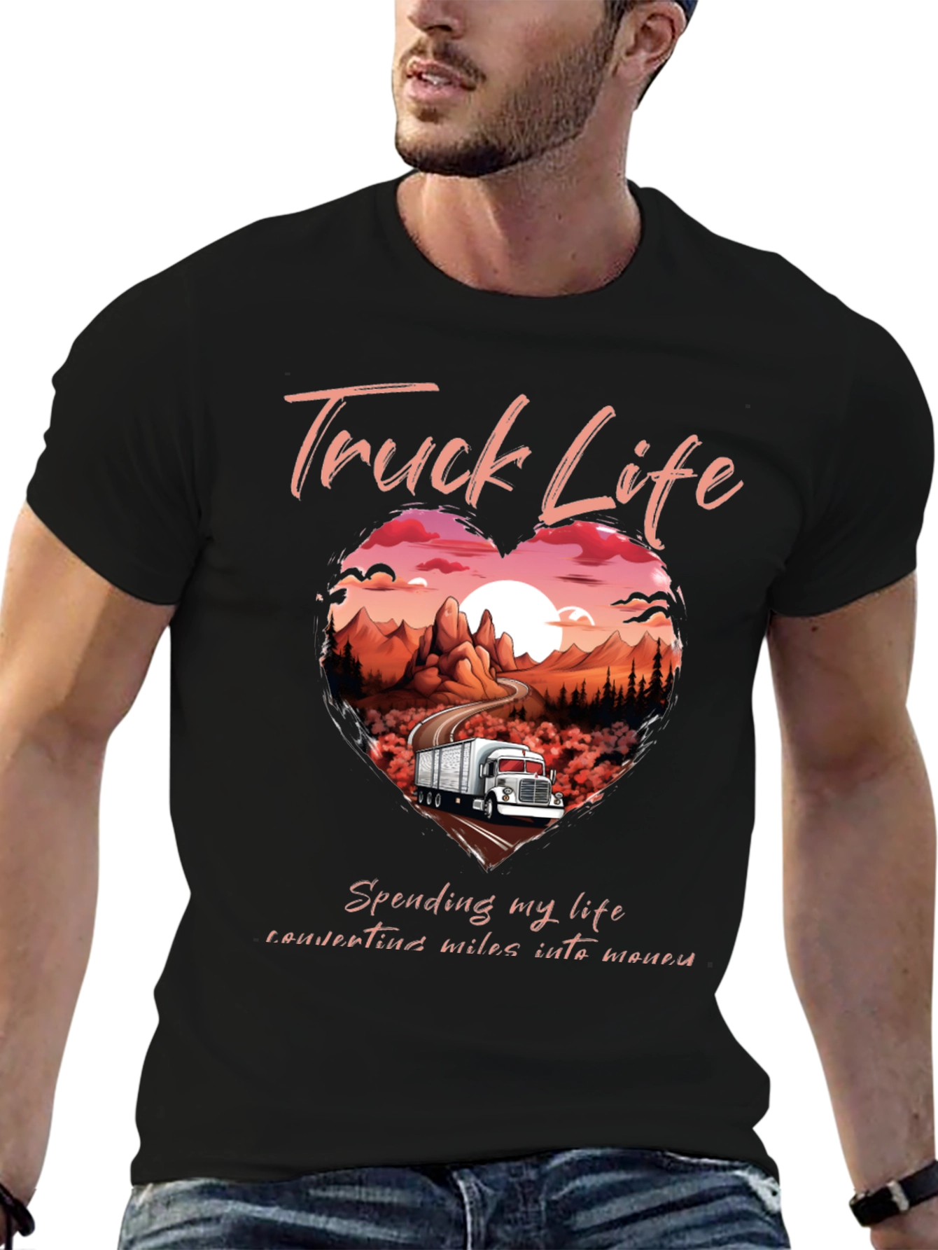 Truck Life Graphic Tee - For Truckers!