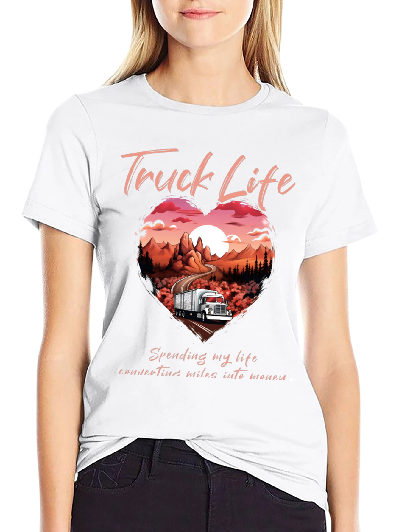 Truck Life Graphic Tee - For Truckers!