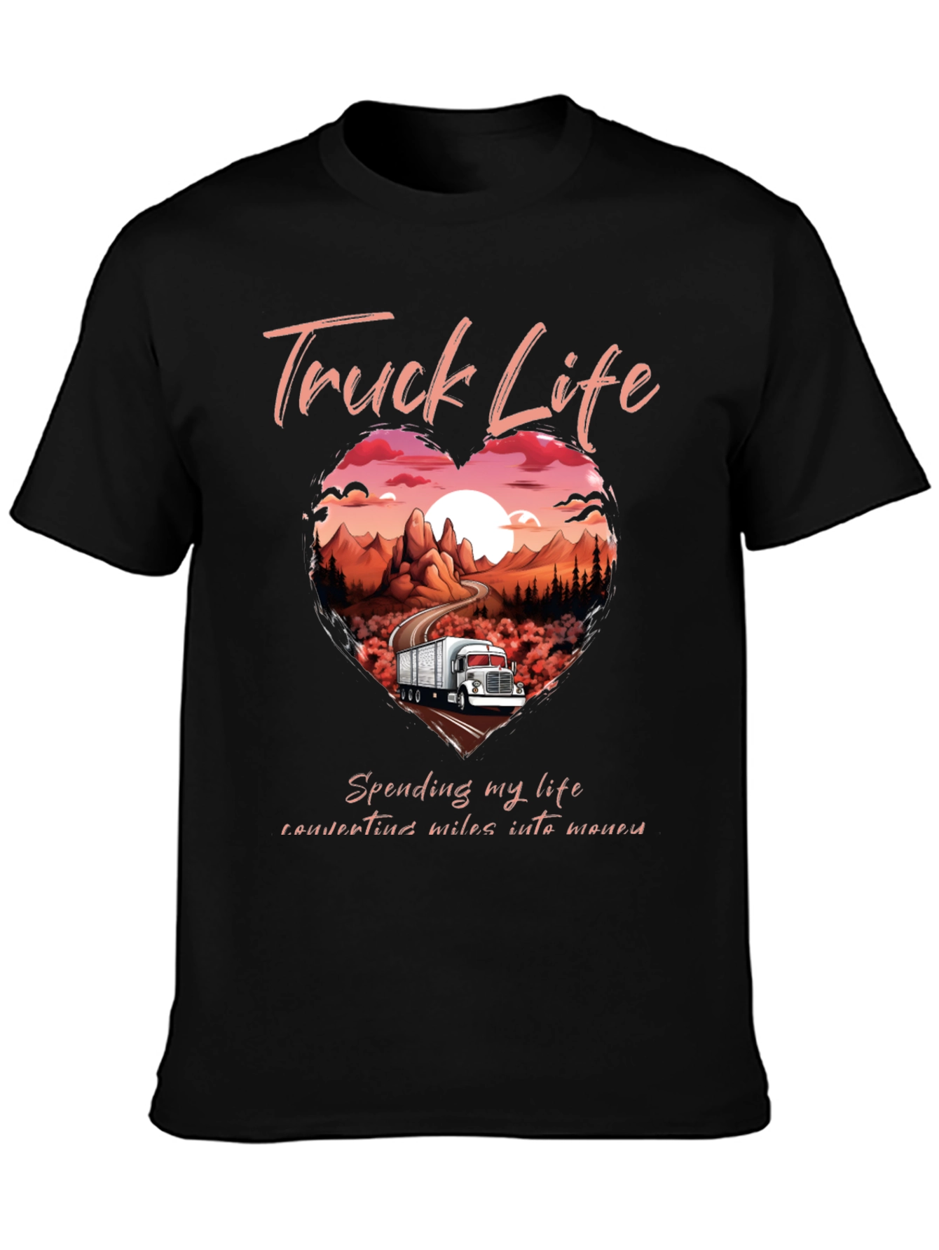 Truck Life Graphic Tee - For Truckers!