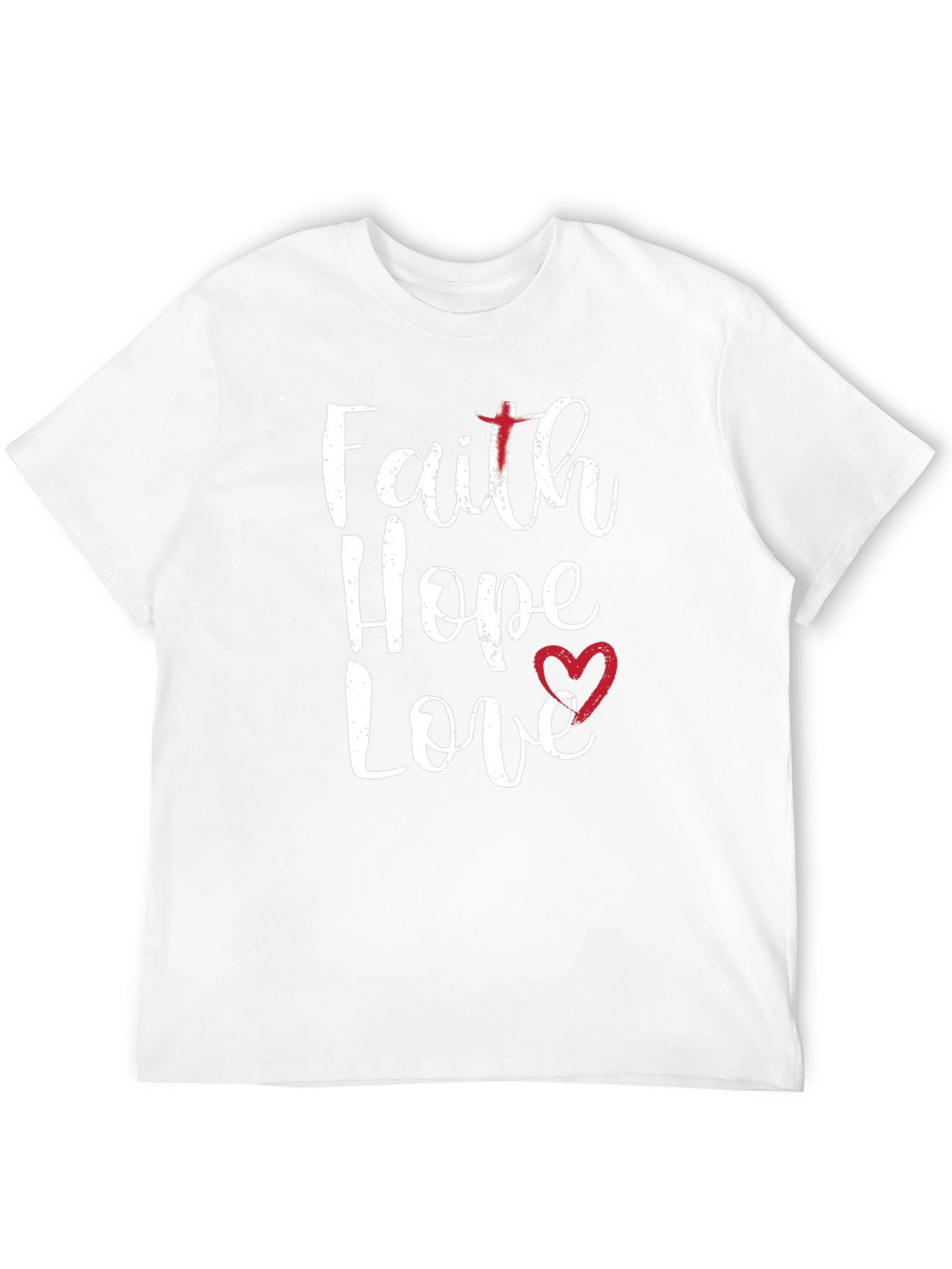Faith Hope Love Graphic Tee Shirt