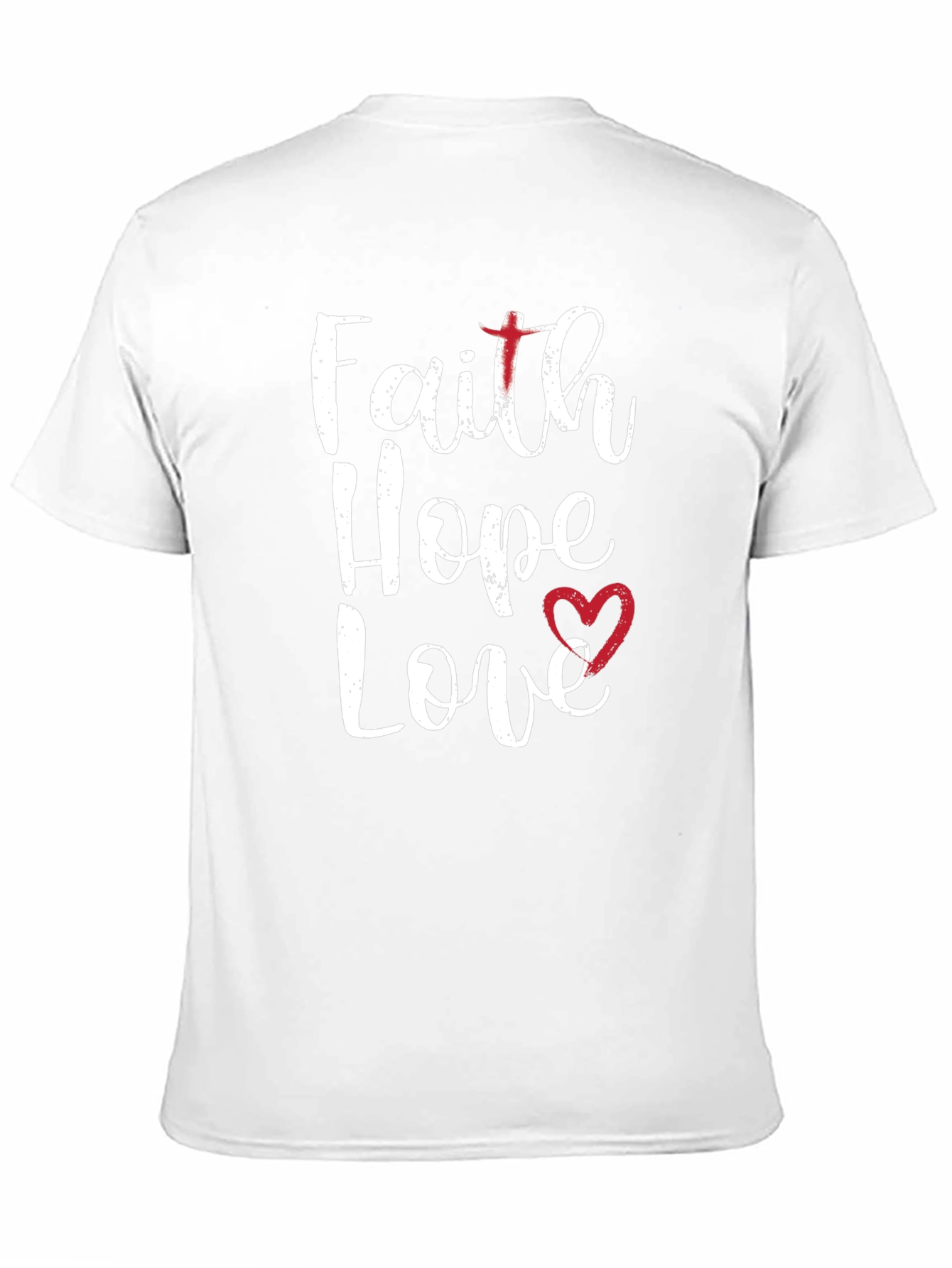 Faith Hope Love Graphic Tee Shirt