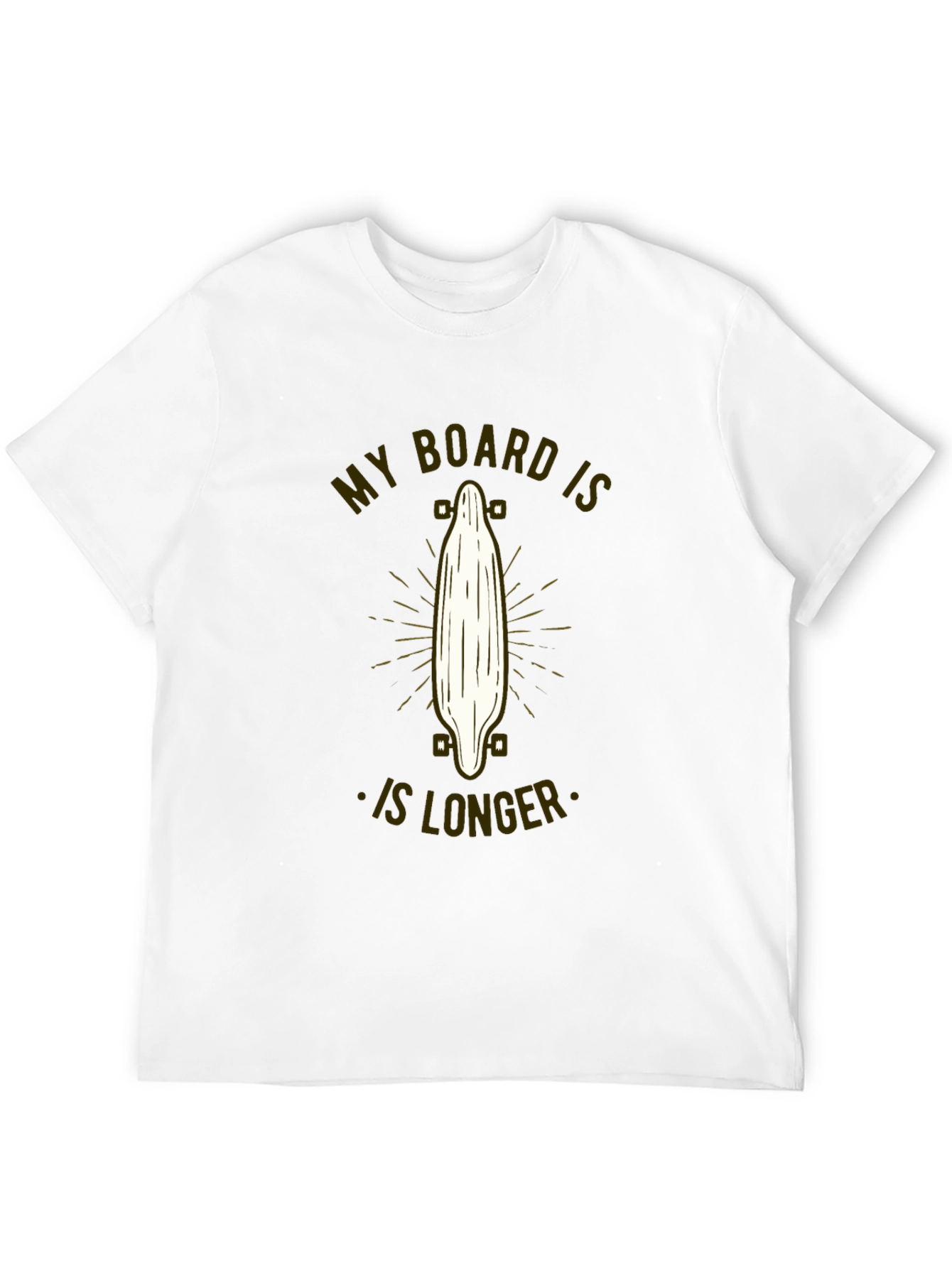 My Board Is Longer T-Shirt | Skater Style Tee