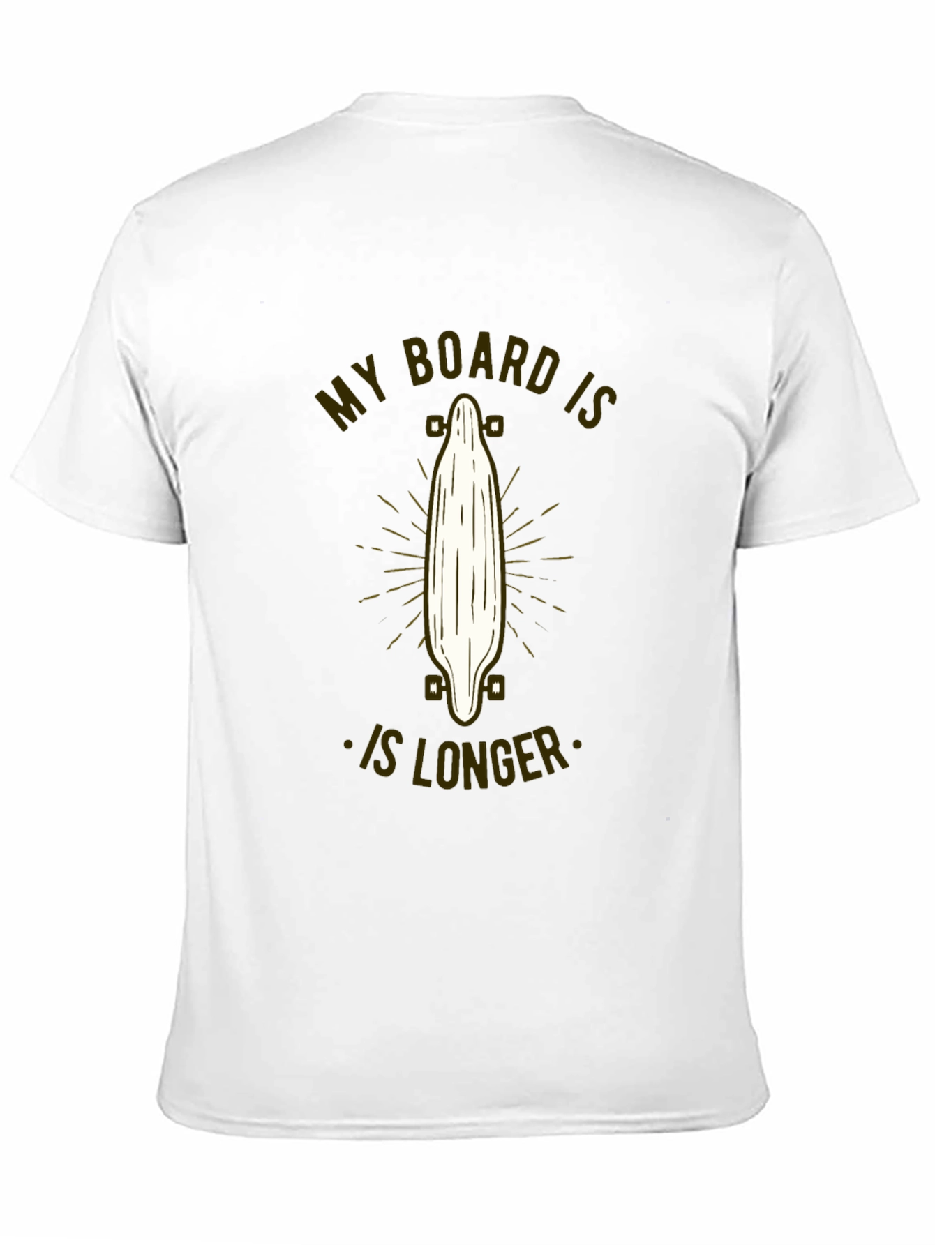 My Board Is Longer T-Shirt | Skater Style Tee