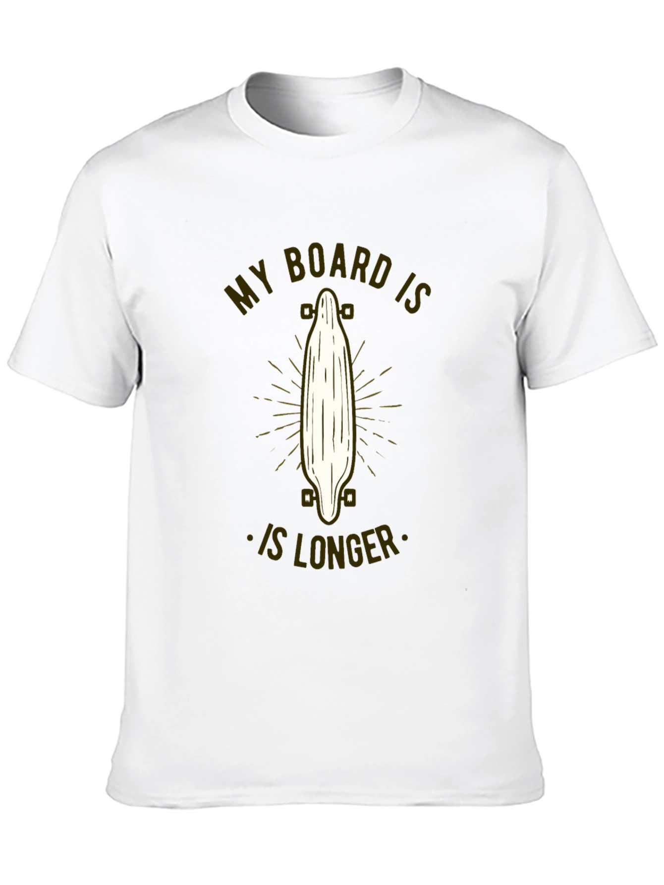 My Board Is Longer T-Shirt | Skater Style Tee