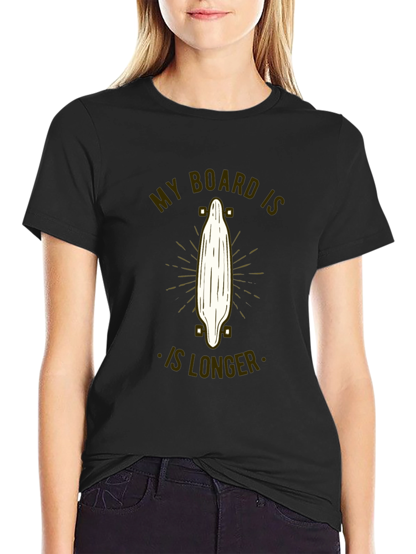 My Board Is Longer T-Shirt | Skater Style Tee