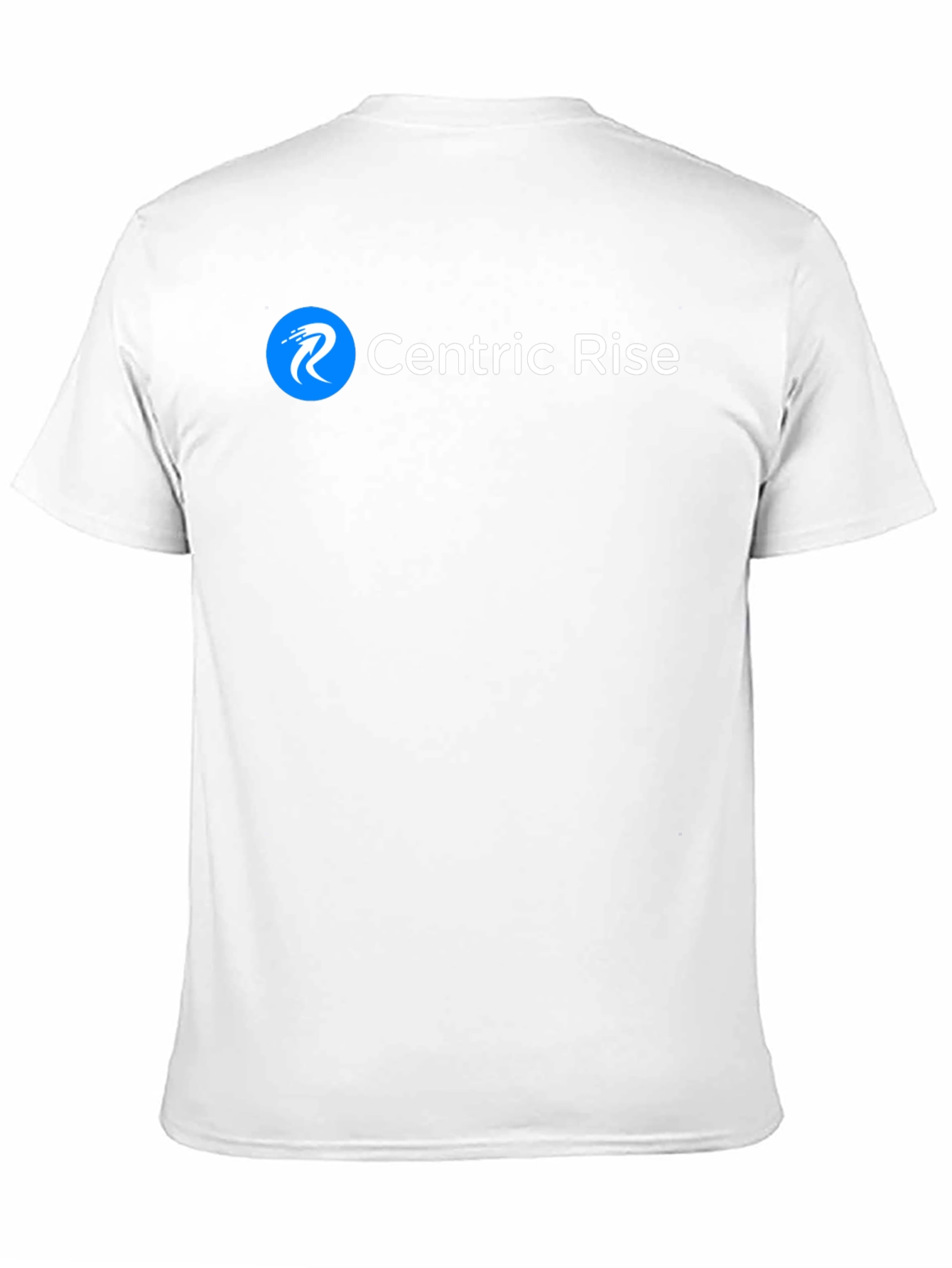 Centric Rise Black T-Shirt - Modern Logo Tee