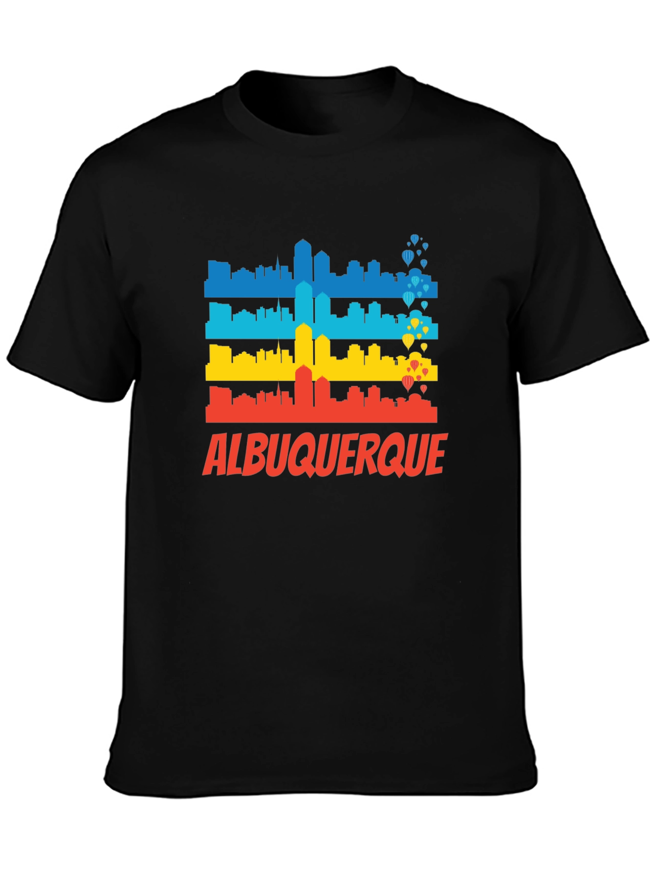 Albuquerque Skyline Graphic T-Shirt