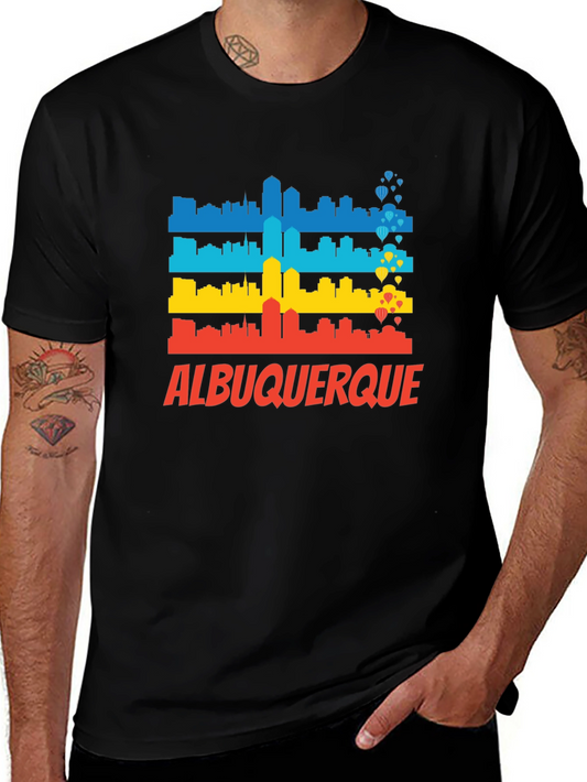 Albuquerque Skyline Graphic T-Shirt