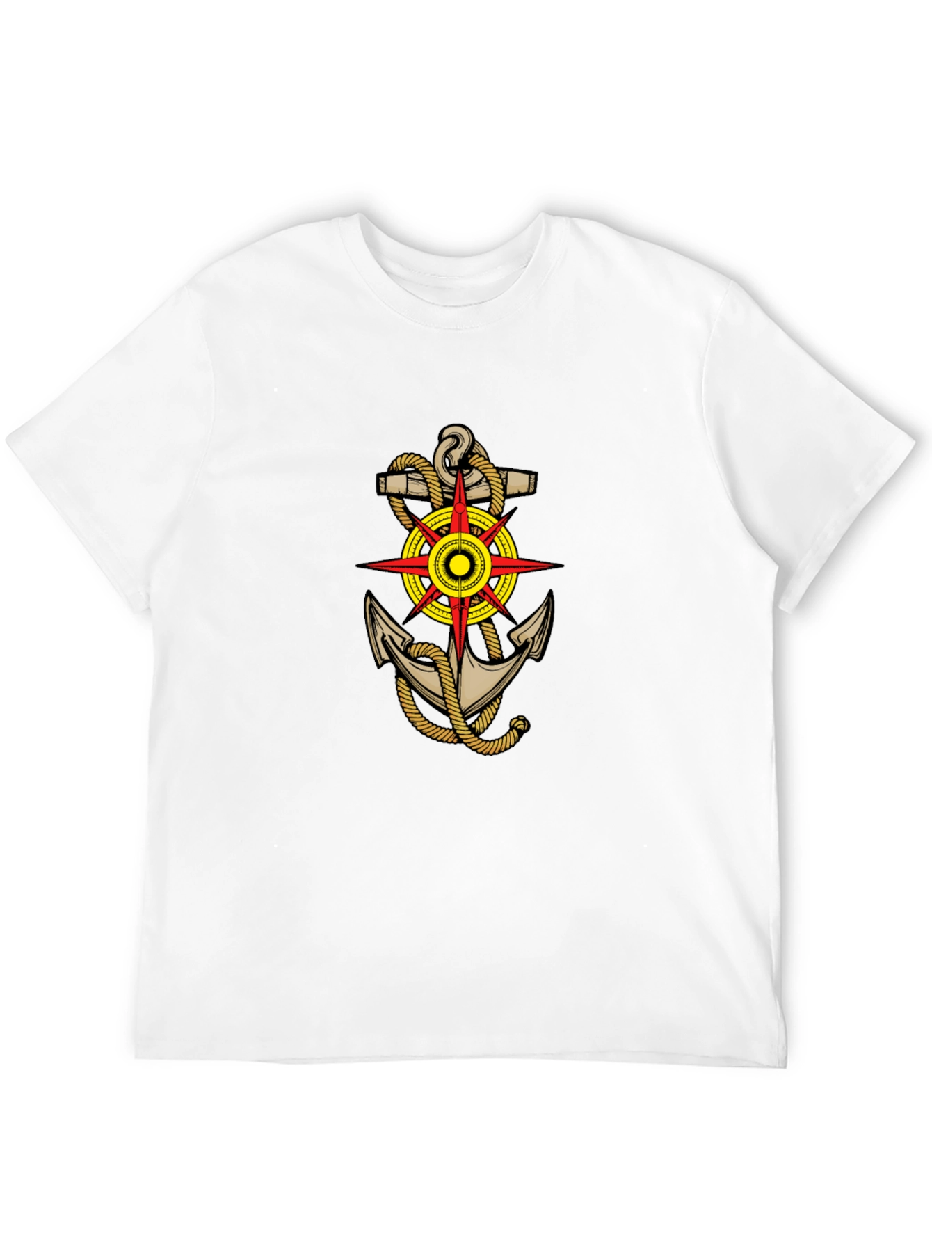 Nautical Anchor Compass Graphic Tee