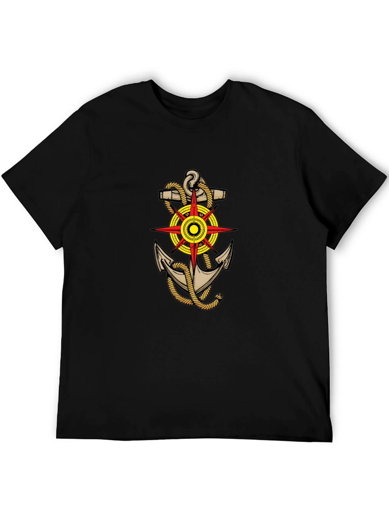Nautical Anchor Compass Graphic Tee