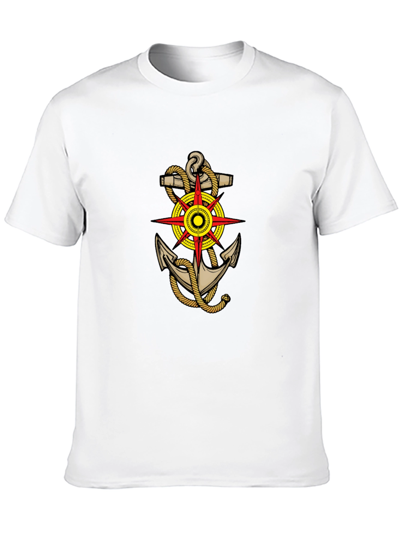 Nautical Anchor Compass Graphic Tee