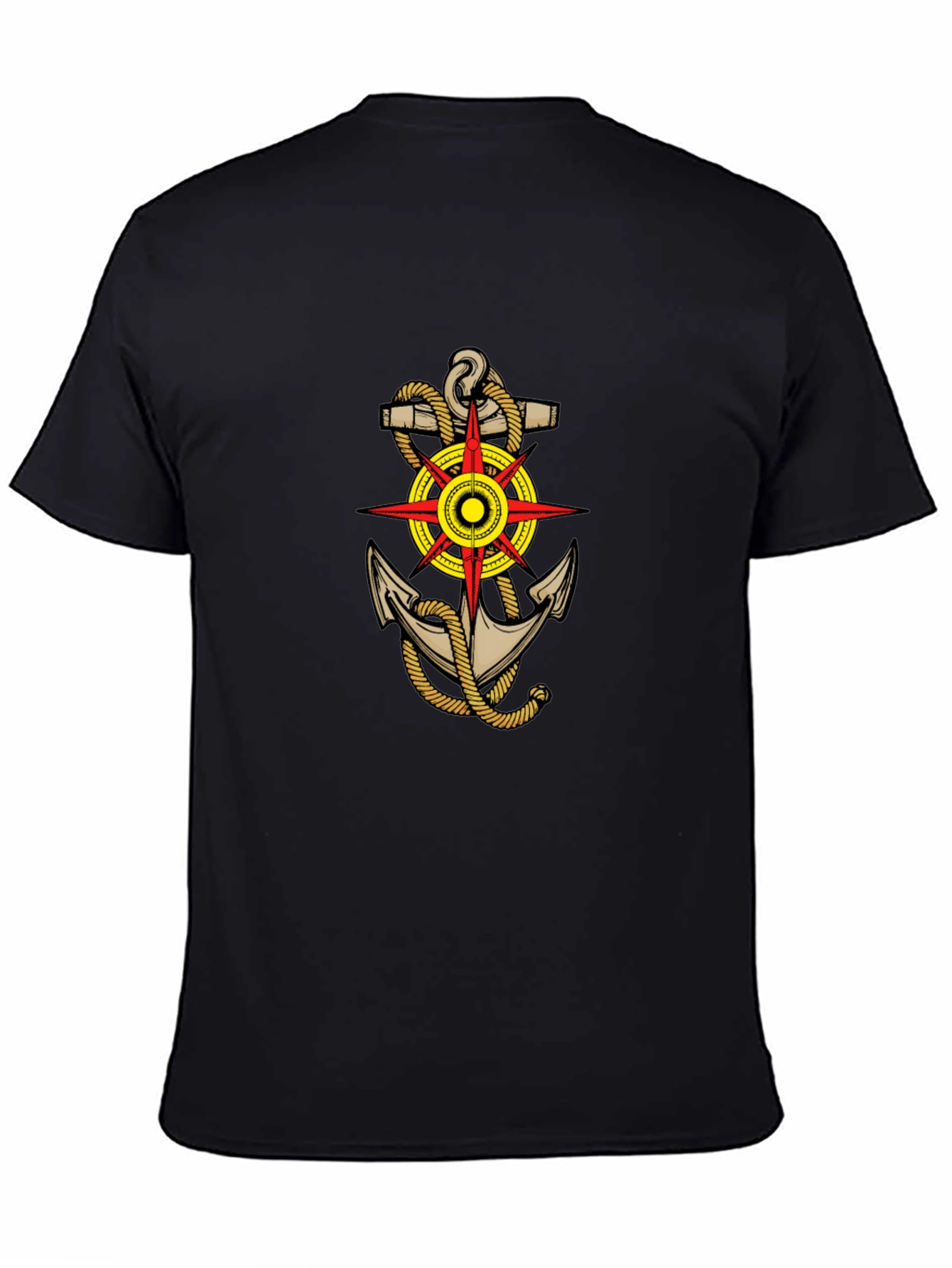 Nautical Anchor Compass Graphic Tee