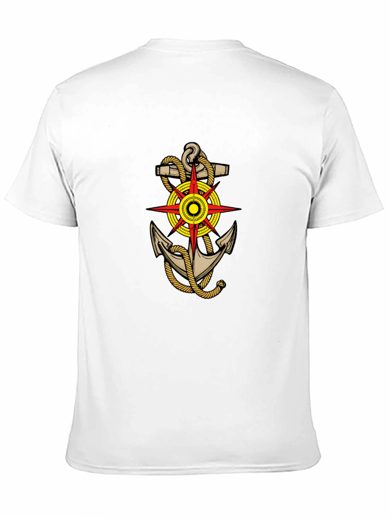 Nautical Anchor Compass Graphic Tee