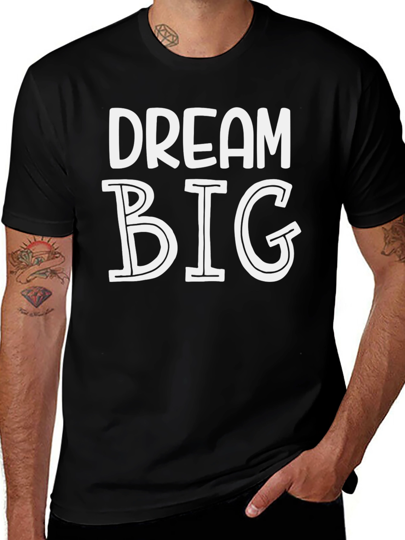 Dream Big Graphic Tee - Motivational T-Shirt