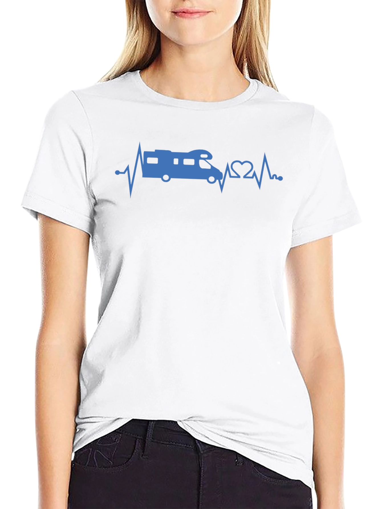 RV Heartbeat T-Shirt - Camping Lover Tee
