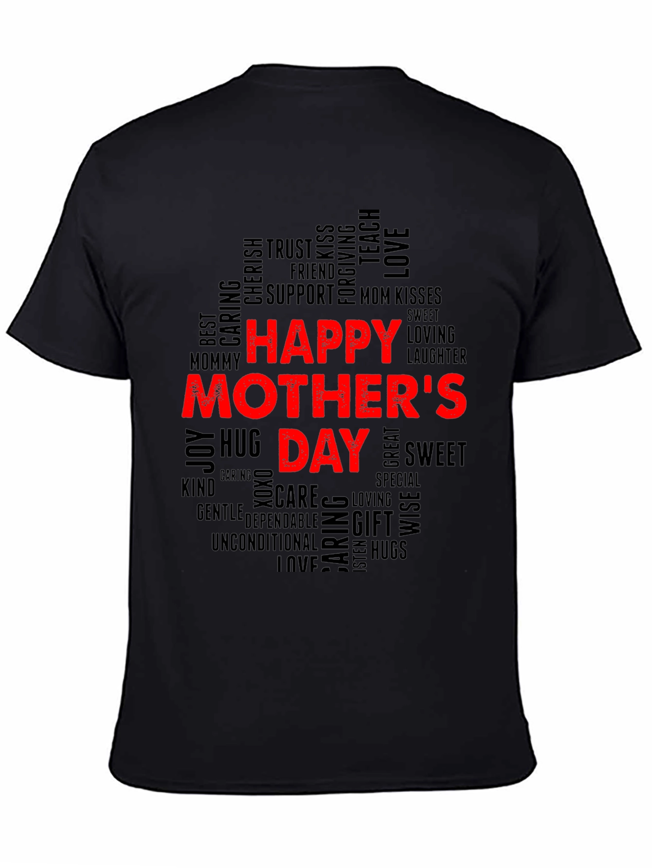 Happy Mothers Day Word Art T-Shirt
