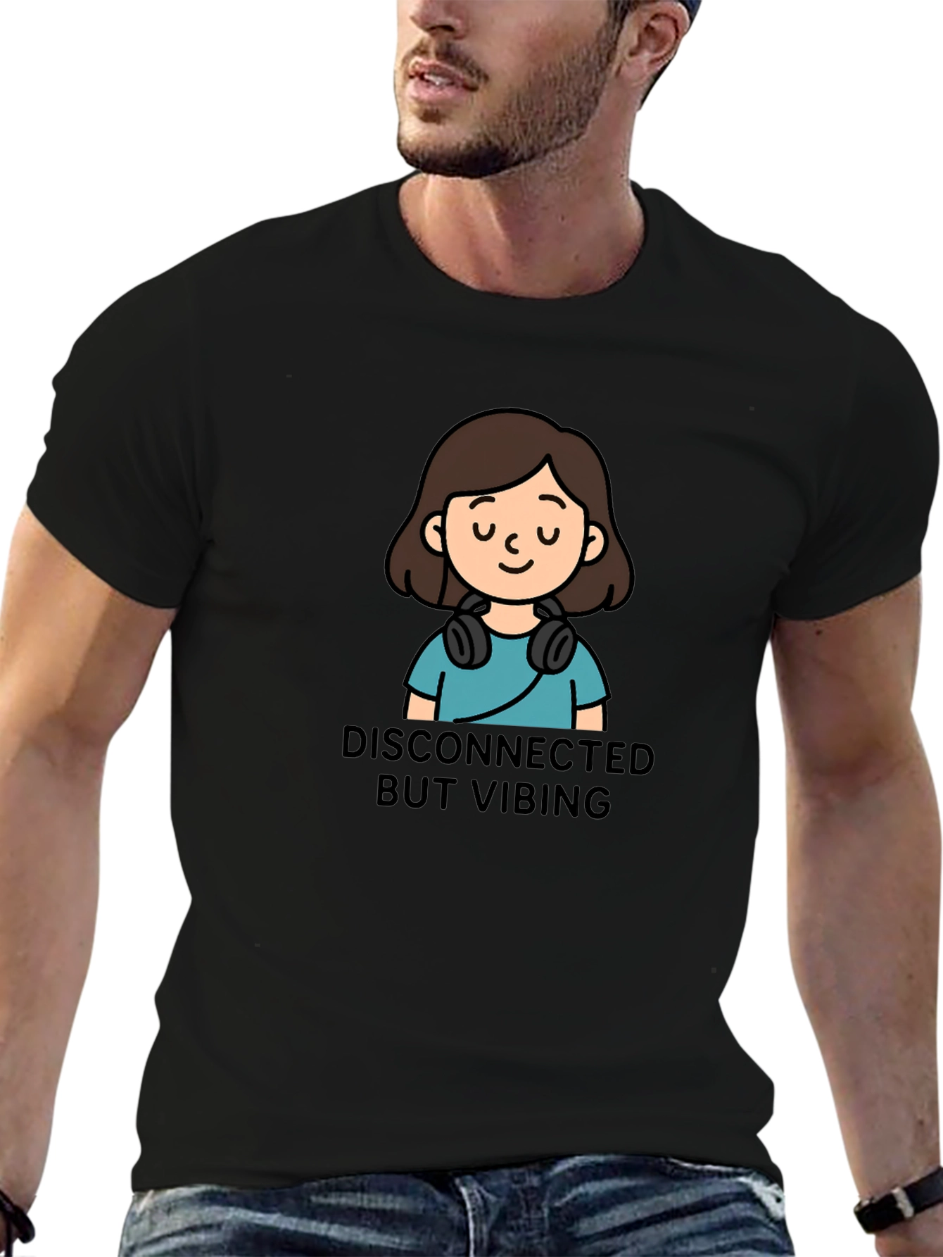 Disconnected But Vibing T-Shirt