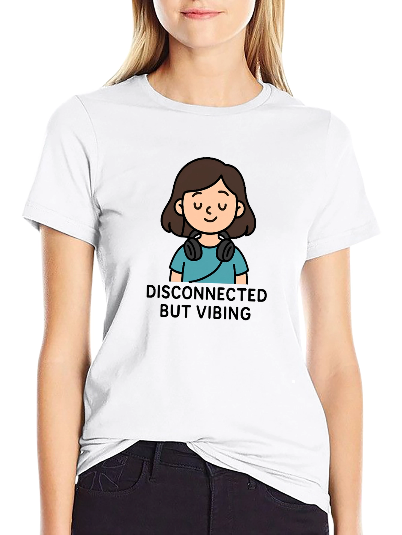 Disconnected But Vibing T-Shirt