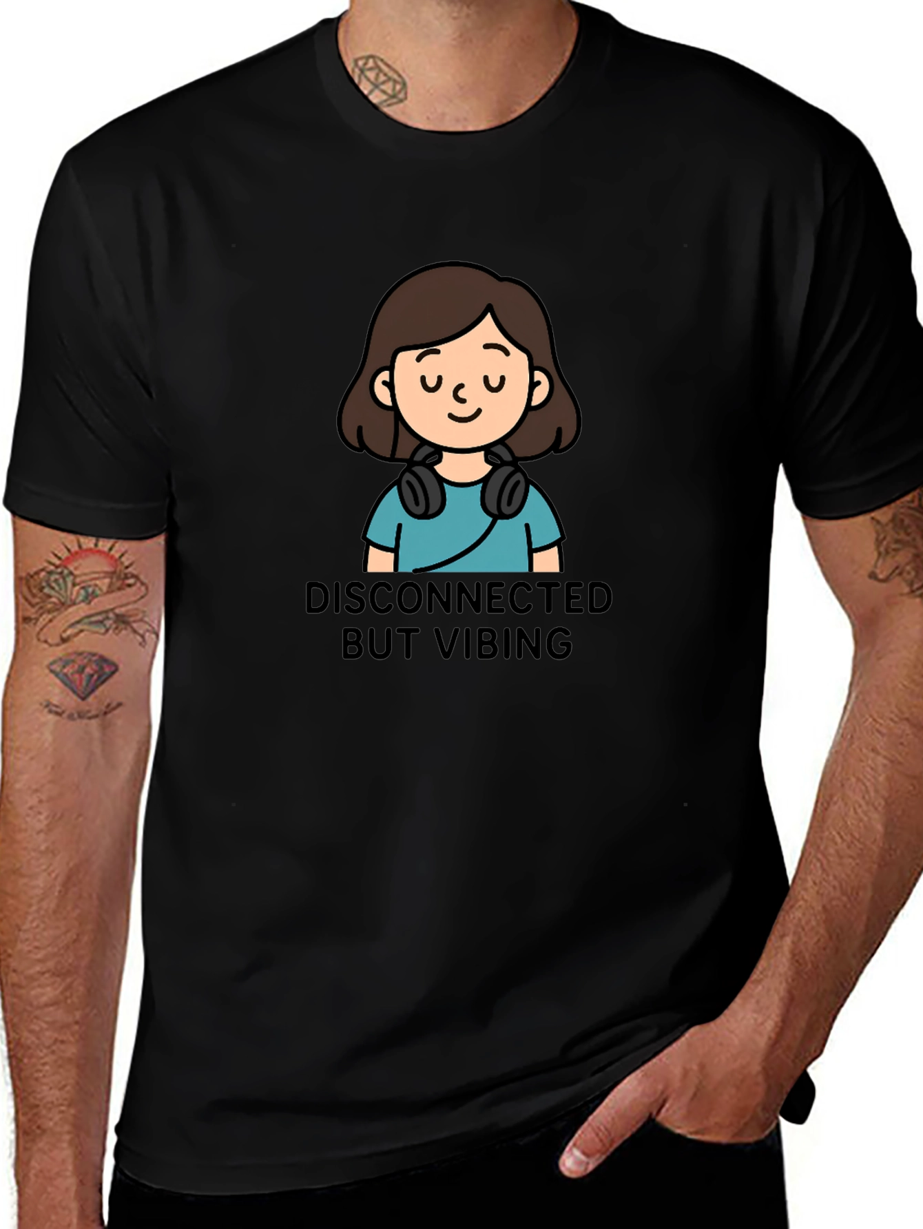 Disconnected But Vibing T-Shirt