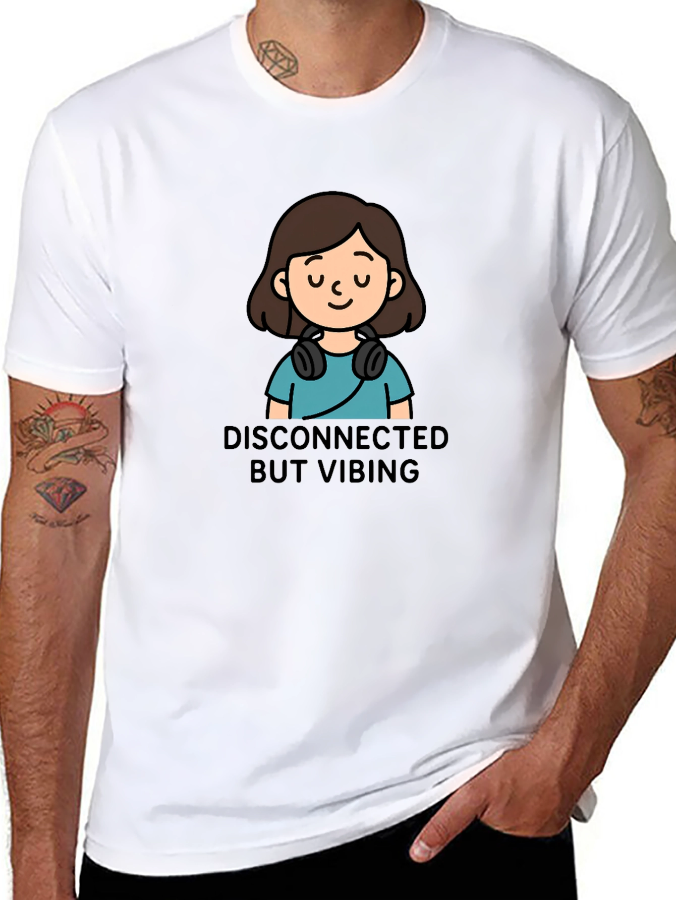 Disconnected But Vibing T-Shirt