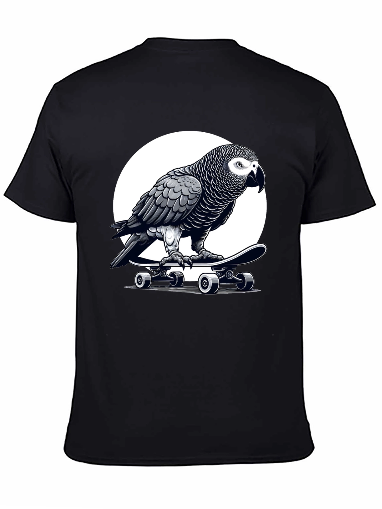 Parrot Skateboard T-Shirt