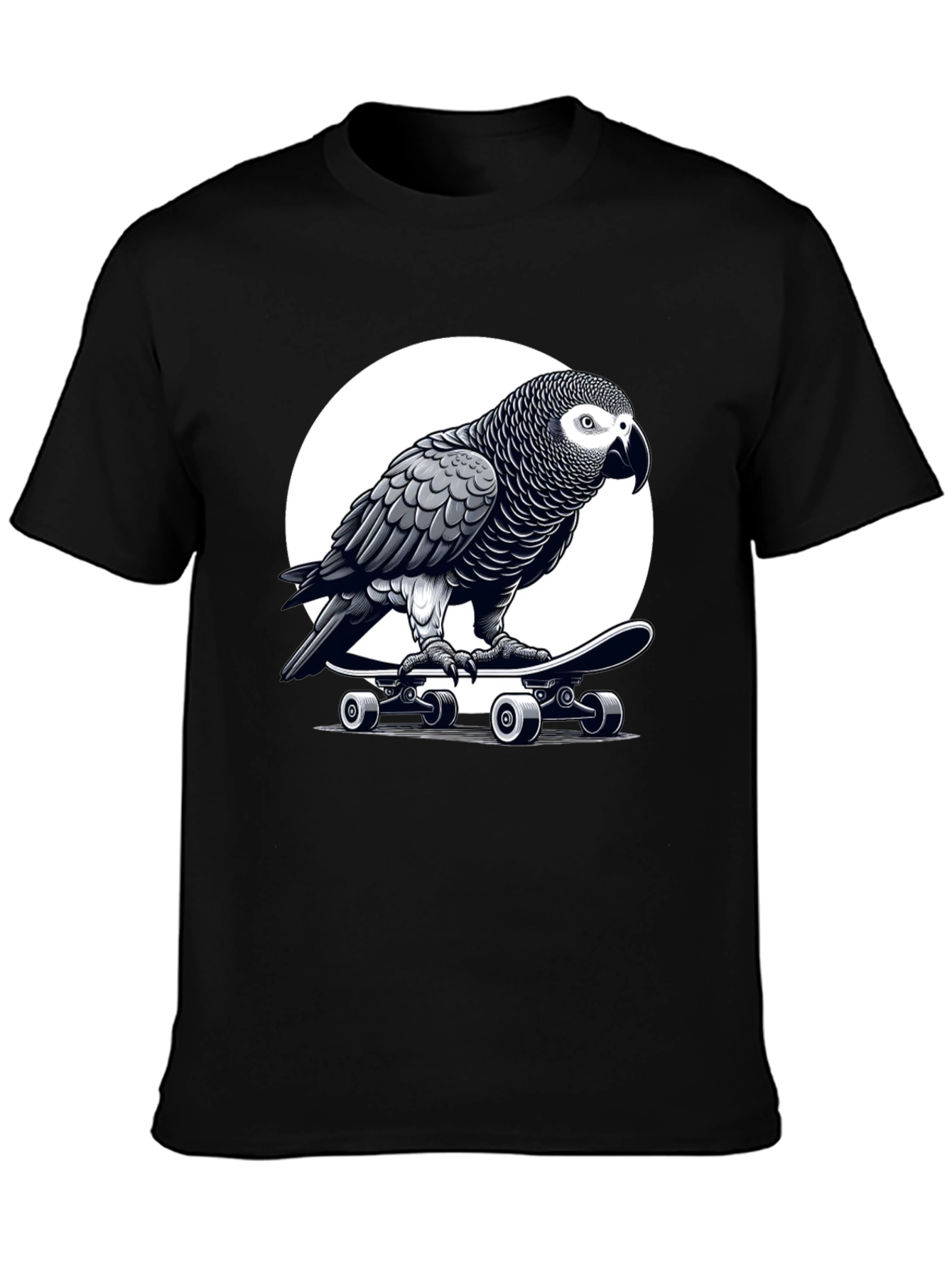 Parrot Skateboard T-Shirt