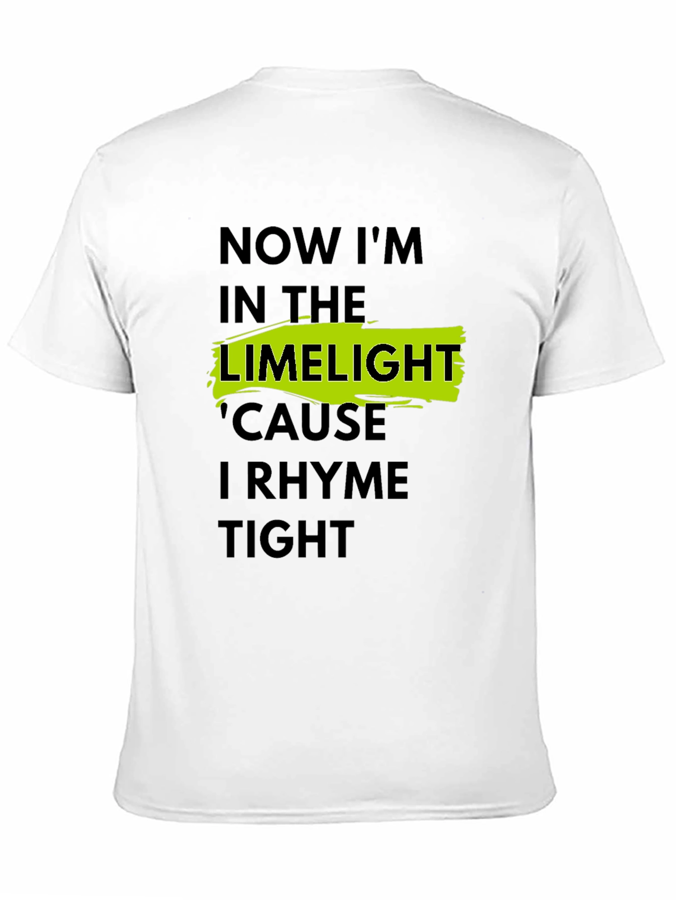 LimeLight Rhyme Tight Black T-Shirt