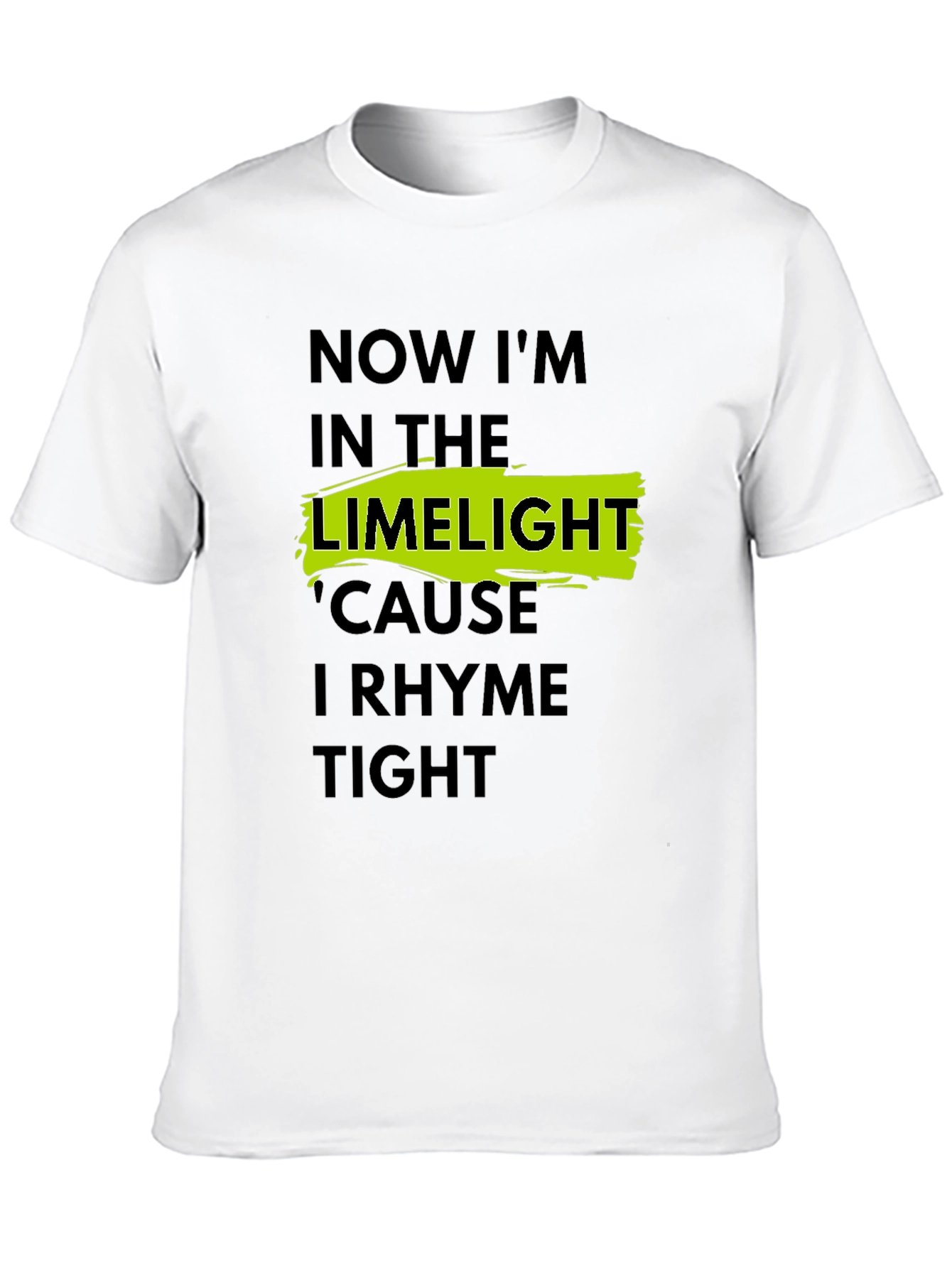 LimeLight Rhyme Tight Black T-Shirt