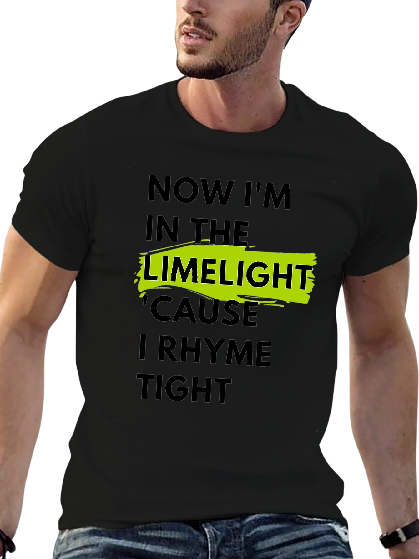 LimeLight Rhyme Tight Black T-Shirt