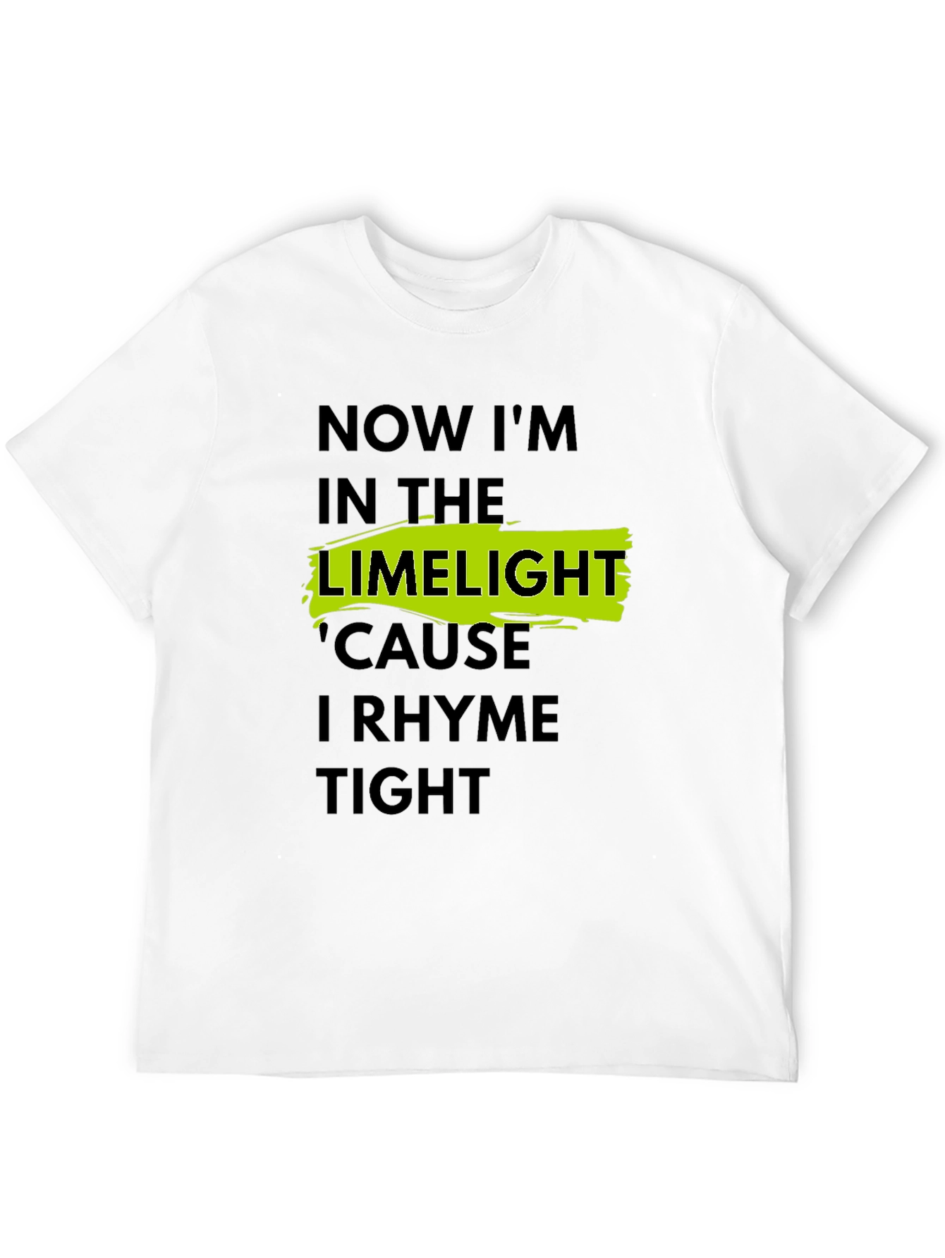 LimeLight Rhyme Tight Black T-Shirt