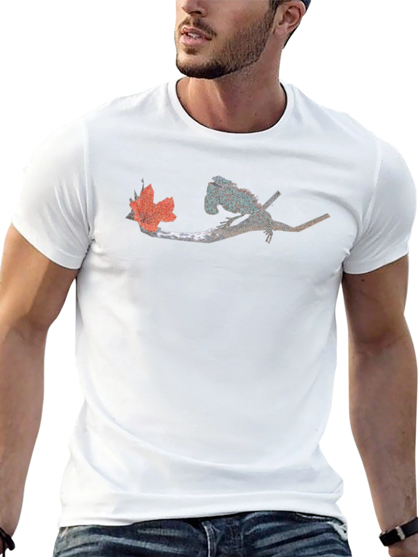 Nature Inspired Black T-Shirt