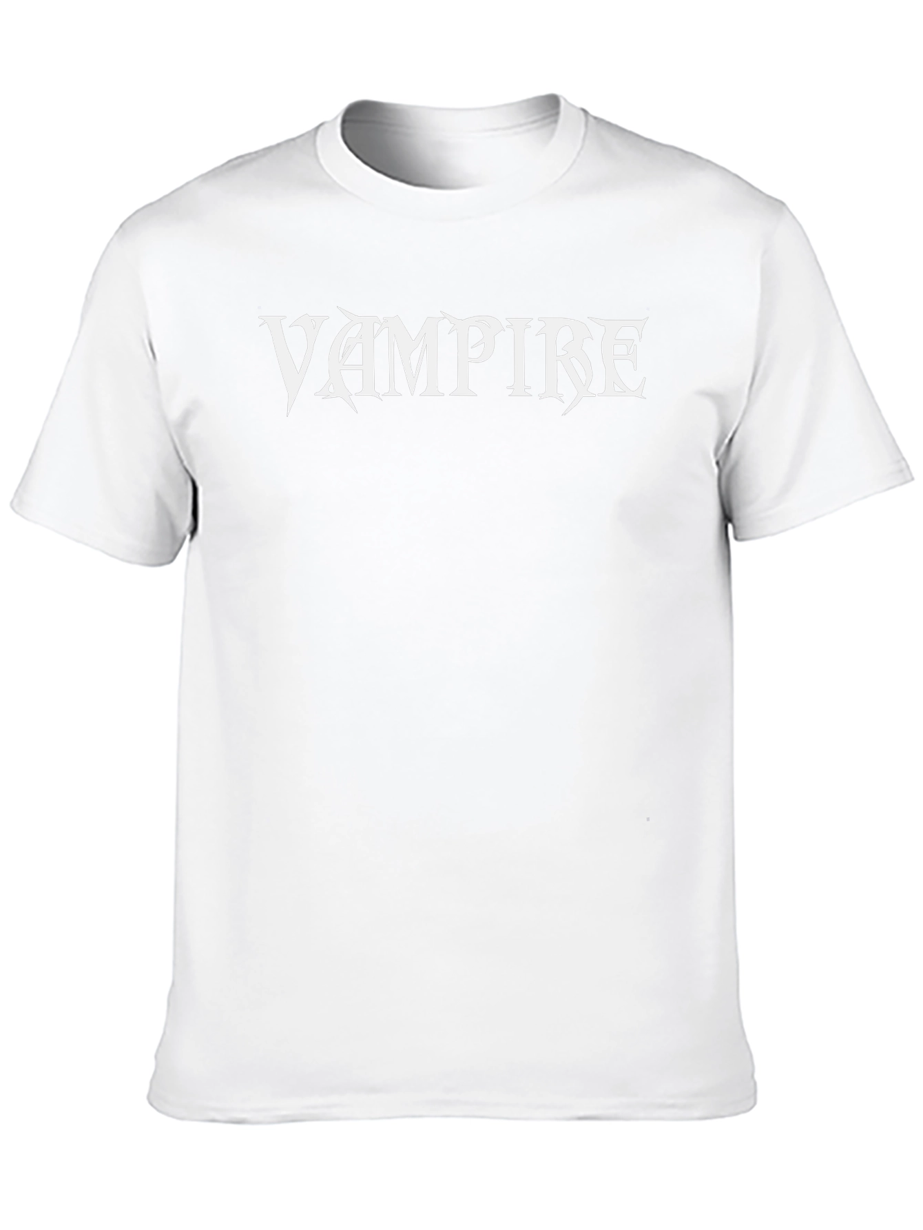 Vampire Graphic Tee - Black Cotton T-Shirt