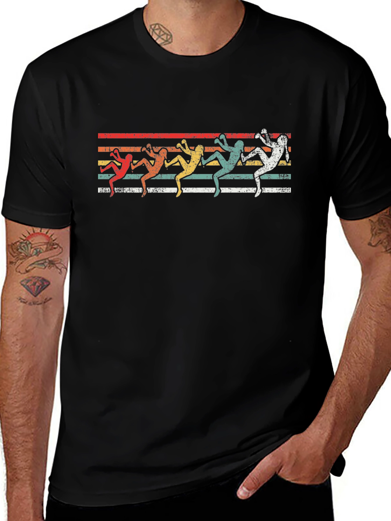 Retro Rock Climbing T-Shirt