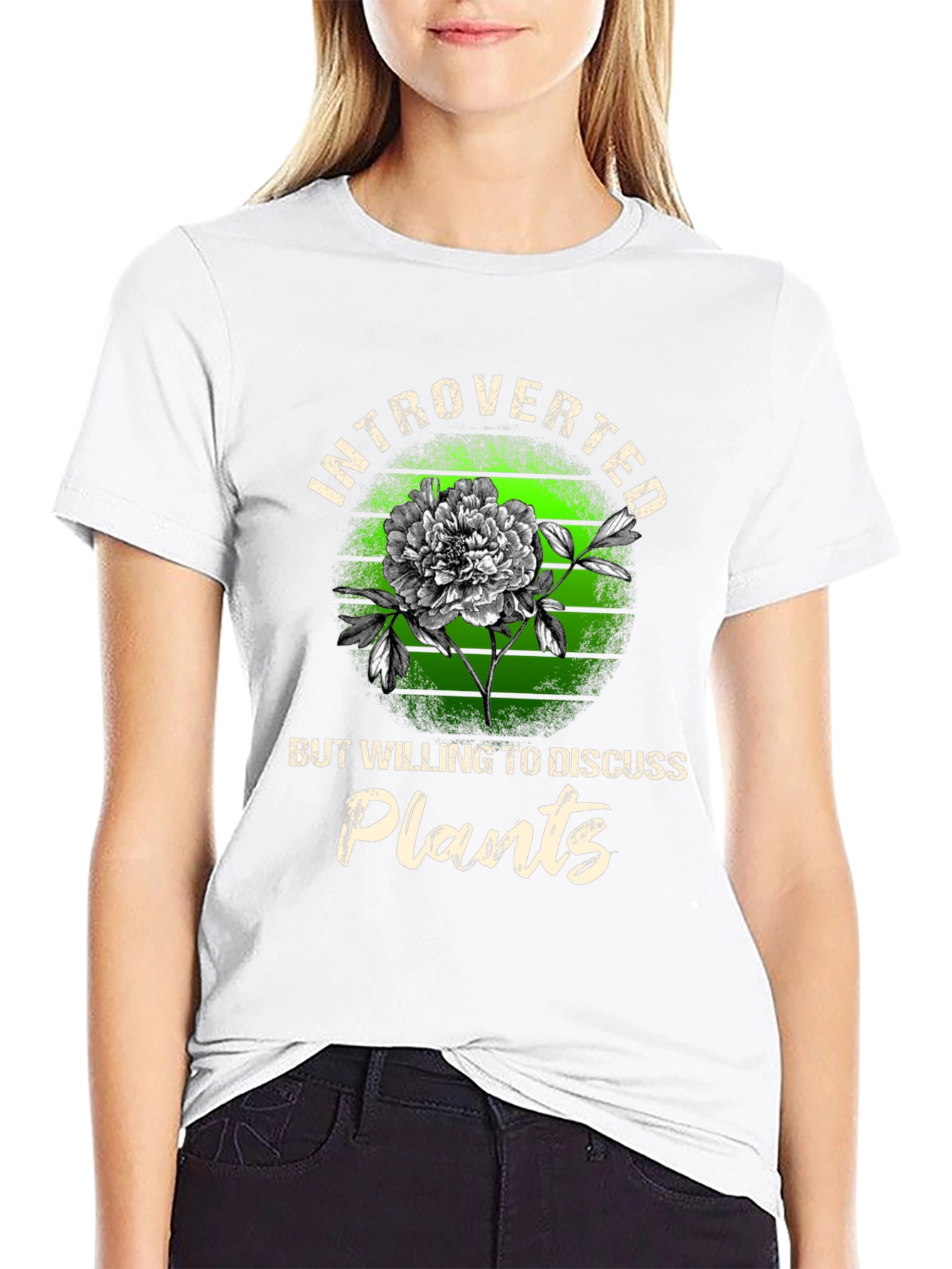 Introverted Plant Lover Graphic Tee